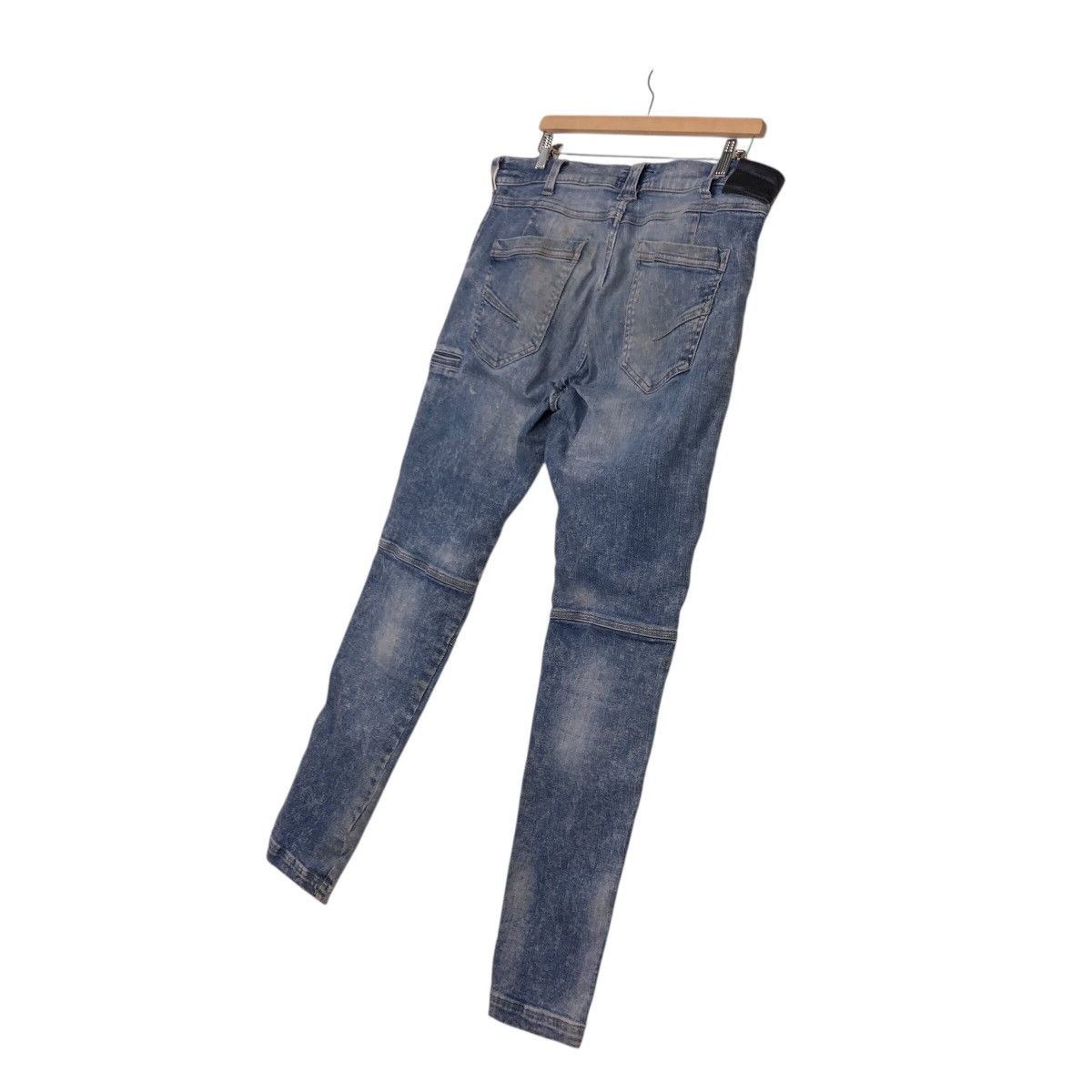 Japanese Brand G.G Archive Distressed Biker Jeans – Rare Japan Denim Size US 34 / EU 50 - 13 Thumbnail