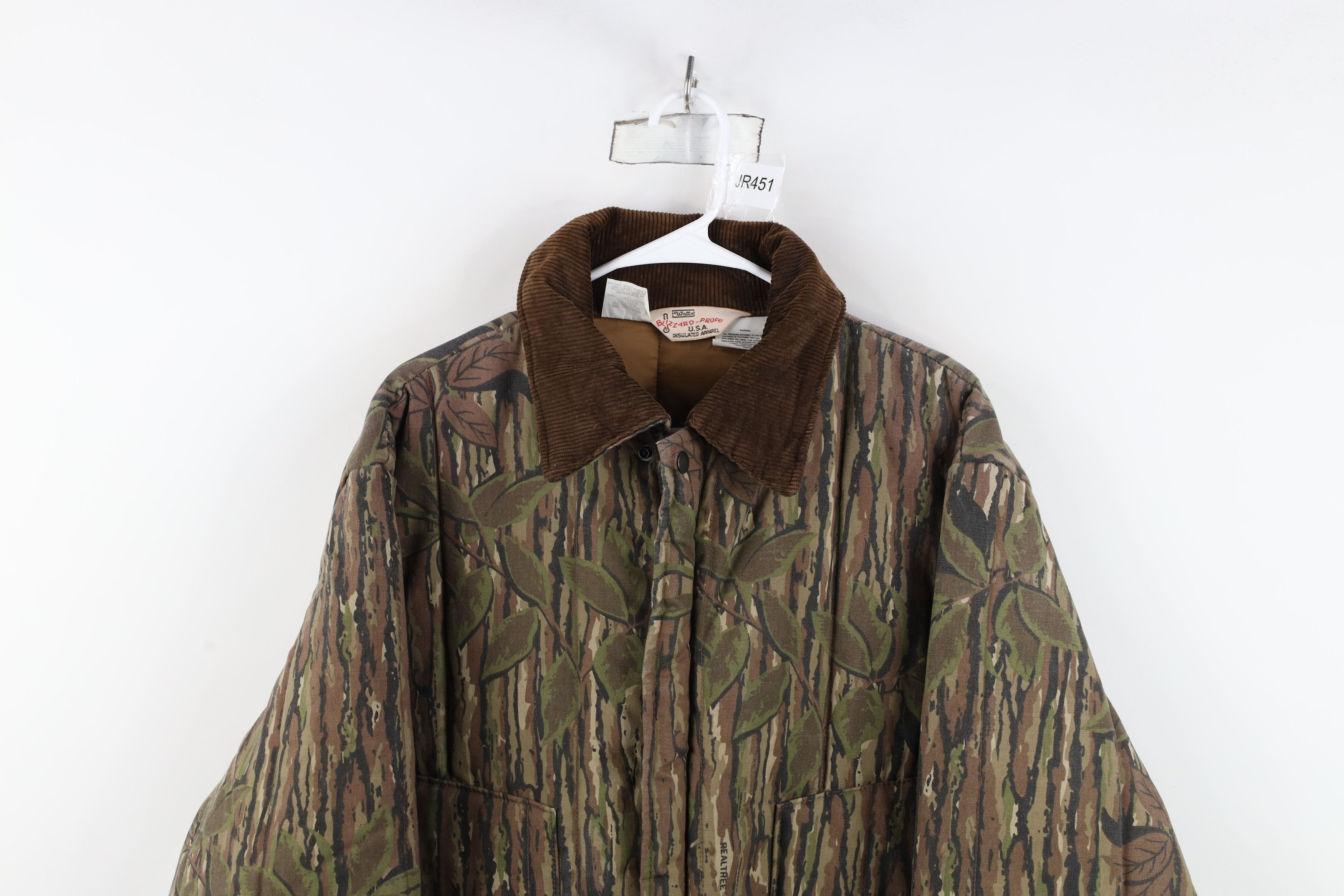 Walls Vintage 90s Walls Camouflage Quilted Chore Barn Jacket USA Size US XL / EU 56 / 4 - 2 Thumbnail
