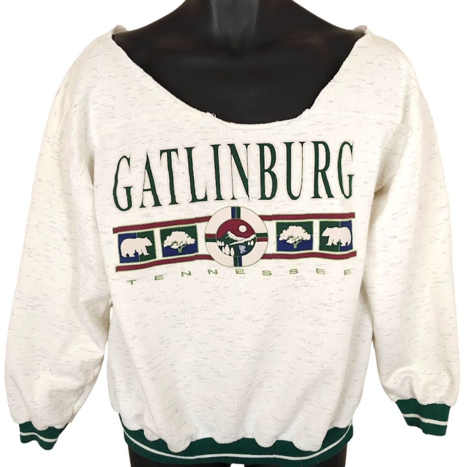 Vintage Gatlinburg Sweatshirt Mens Size Large Gray Tennessee Travel Destination Size US L / EU 52-54 / 3 - 2 Thumbnail