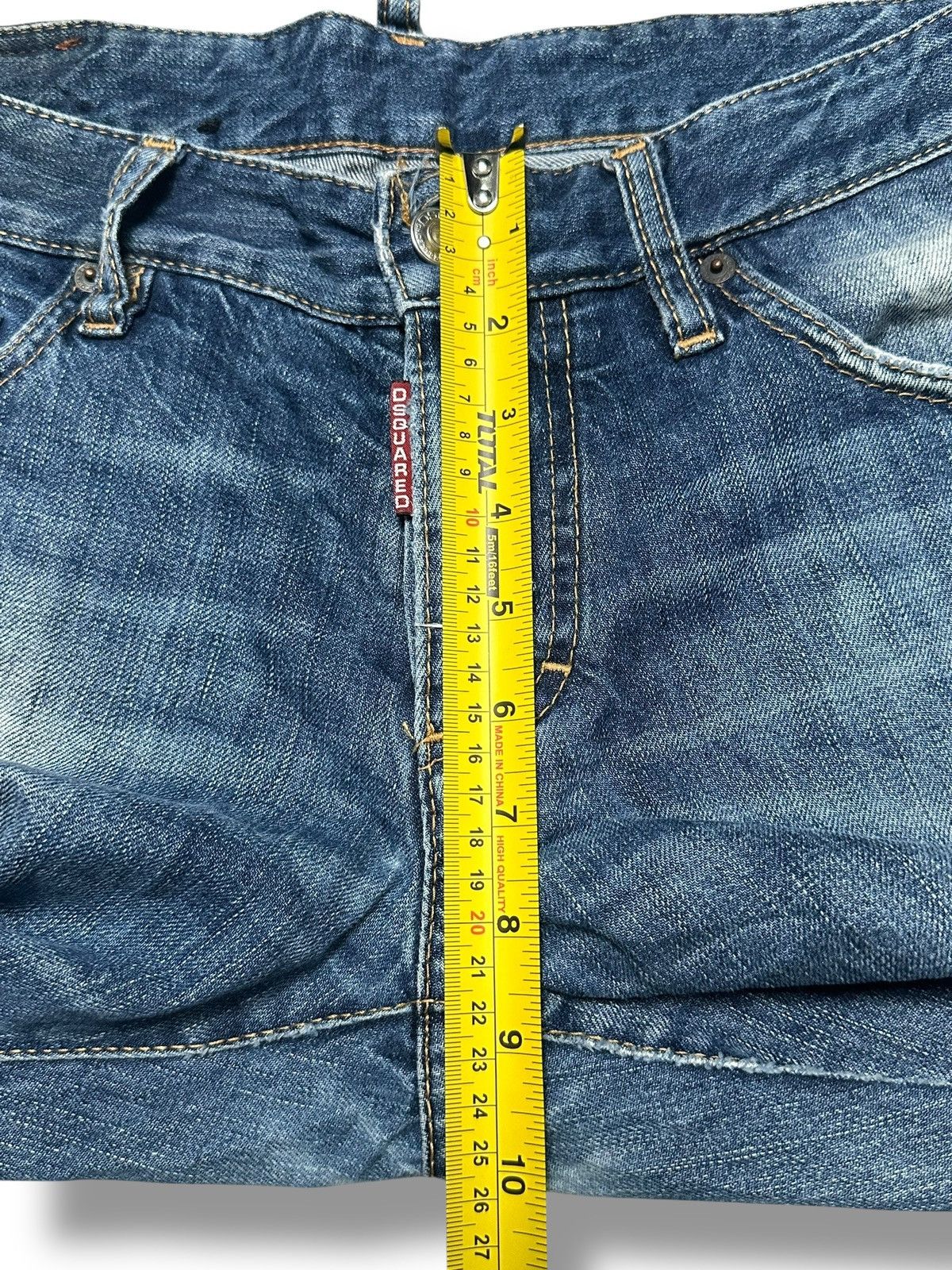 Dsquared2 Dsquared2 Vintage Authentic Distressed Slim With Faded Wash Size US 33 - 18 Thumbnail