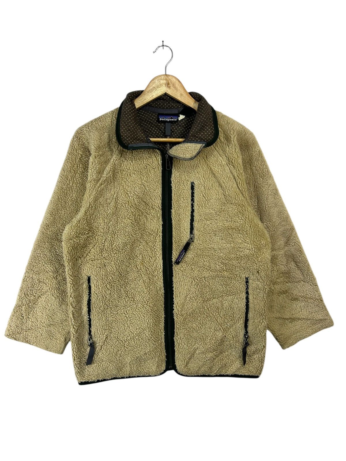 Patagonia Vintage 90s Patagonia Retro X Oatmeal Deep Pile Fleece Size US M / EU 48-50 / 2 - 3 Thumbnail