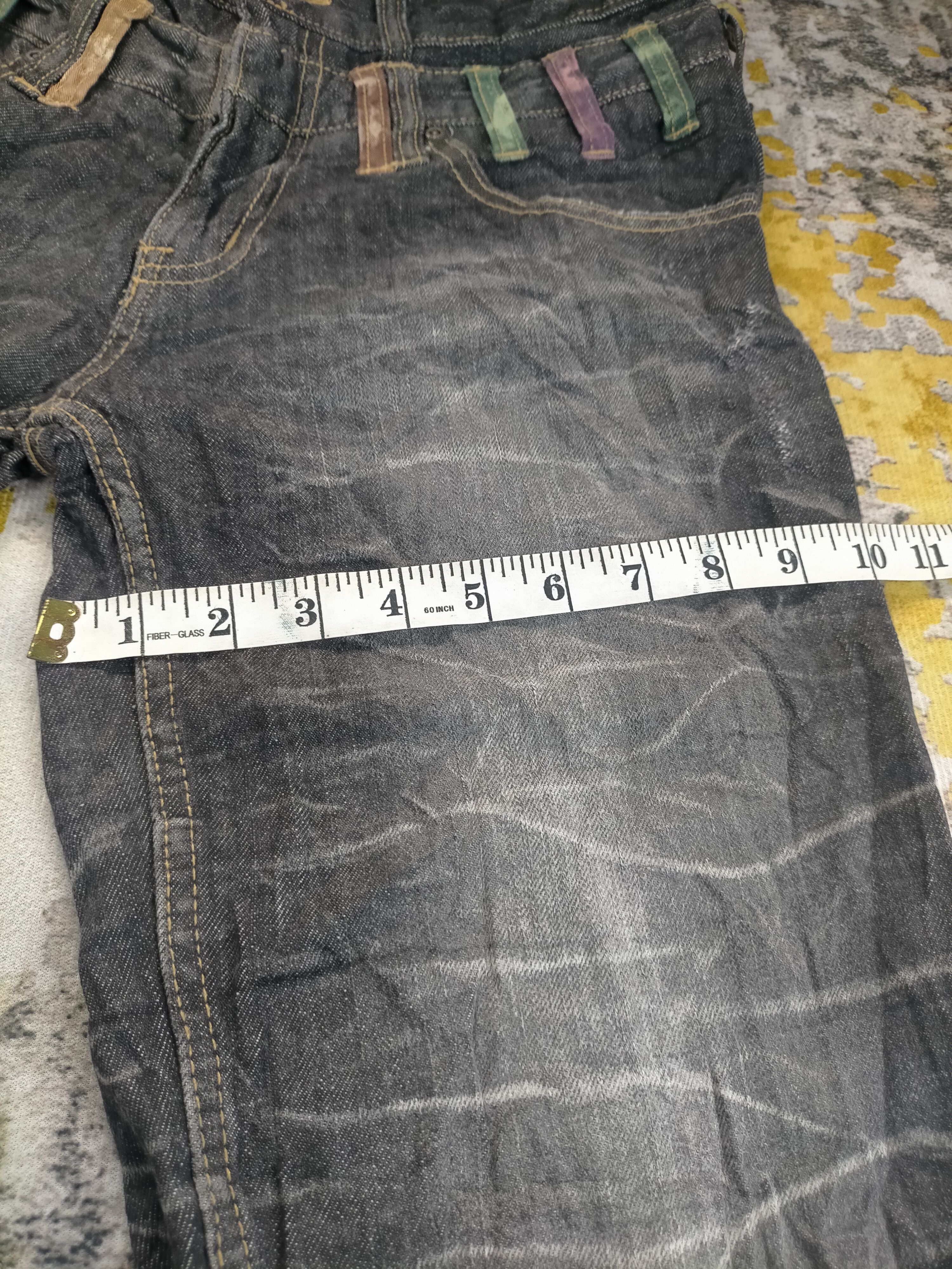Hysteric Glamour Vintage Nylaus Clawmark Washed Distressed Jeans Size US 30 / EU 46 - 12 Thumbnail