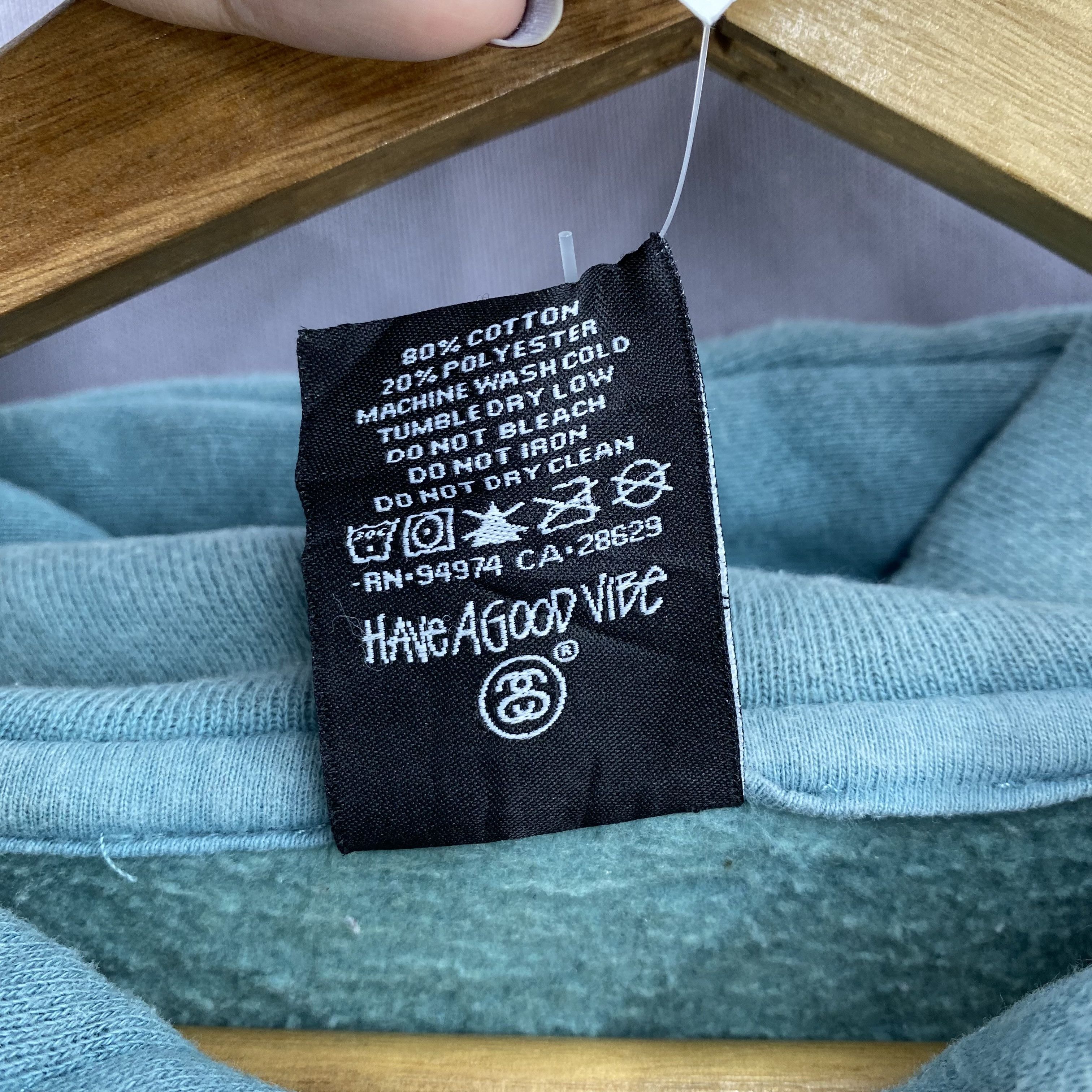 Stussy Vintage Y2K Stussy Pullover Hoodie Streetwear Sweatshirt Size US L / EU 52-54 / 3 - 10 Thumbnail