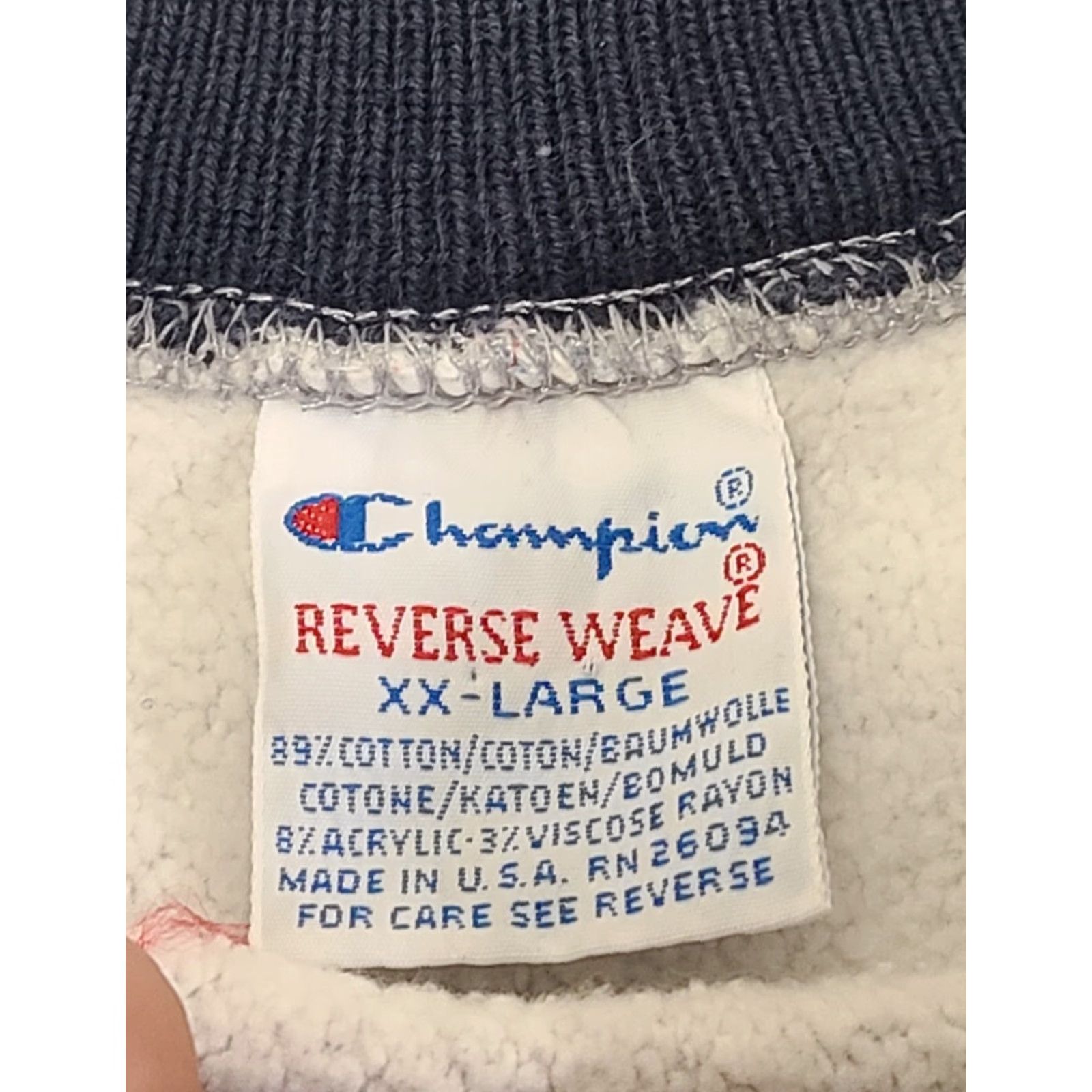 Champion VINTAGE Champion Reverse Weave Sweatshirt 2XL Gray University Arizona Mens Crew Neck Pullover Graphic Print 80s Size US XXL / EU 58 / 5 - 7 Thumbnail