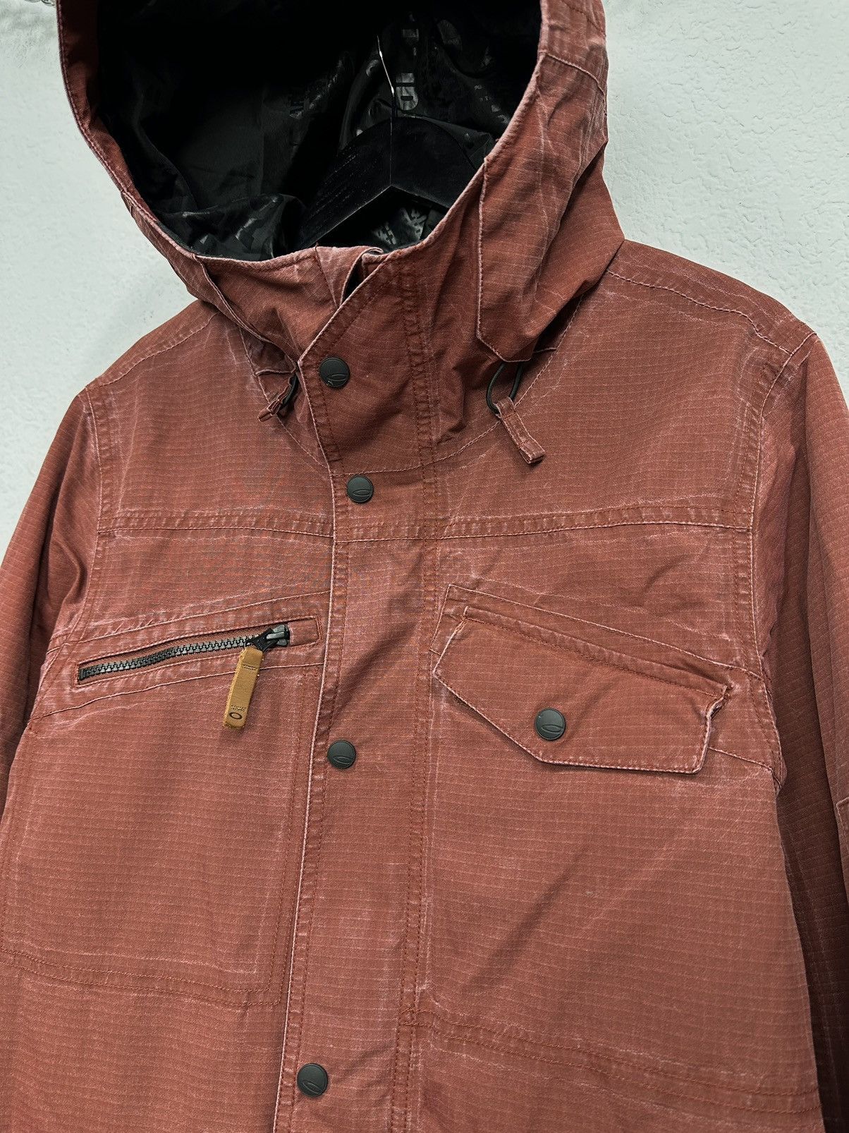 Oakley Vintage Oakley Denim Cargo Jacket Multi Pocket Rare Plate Size US S / EU 44-46 / 1 - 4 Thumbnail