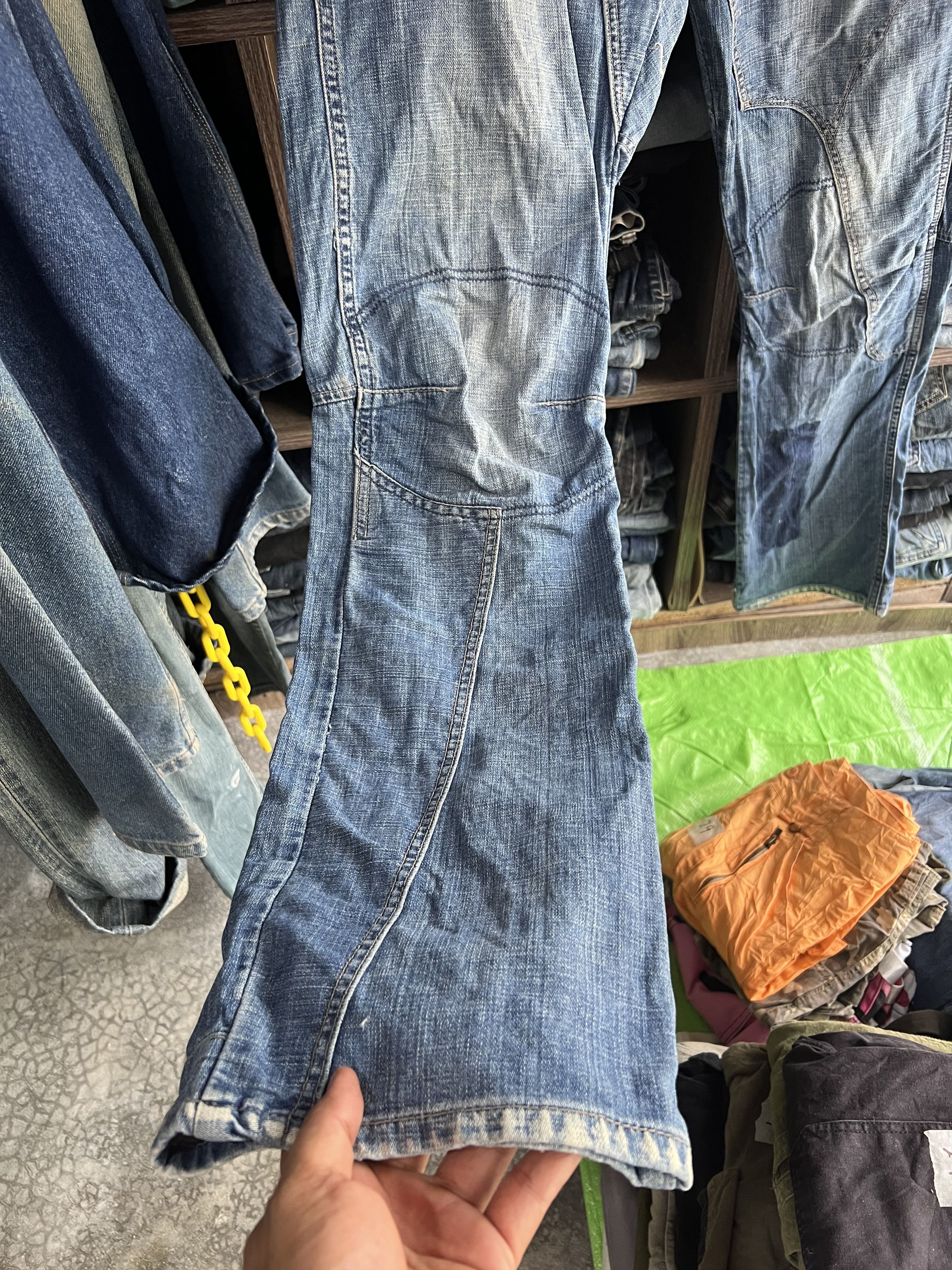 G-Star 🔥G-Star Raw Double Knees Distressed Denim Size US 37 - 7 Thumbnail