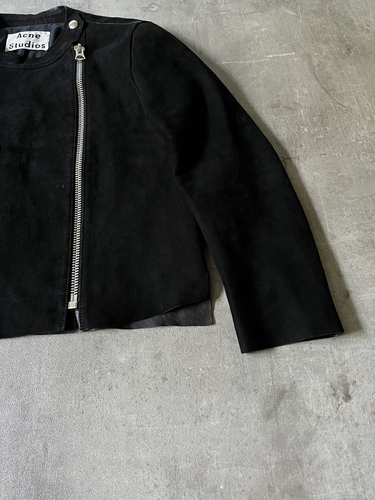 Acne Studios Acne Studios Monte Suede jacket black Size S / US 4 / IT 40 - 3 Thumbnail