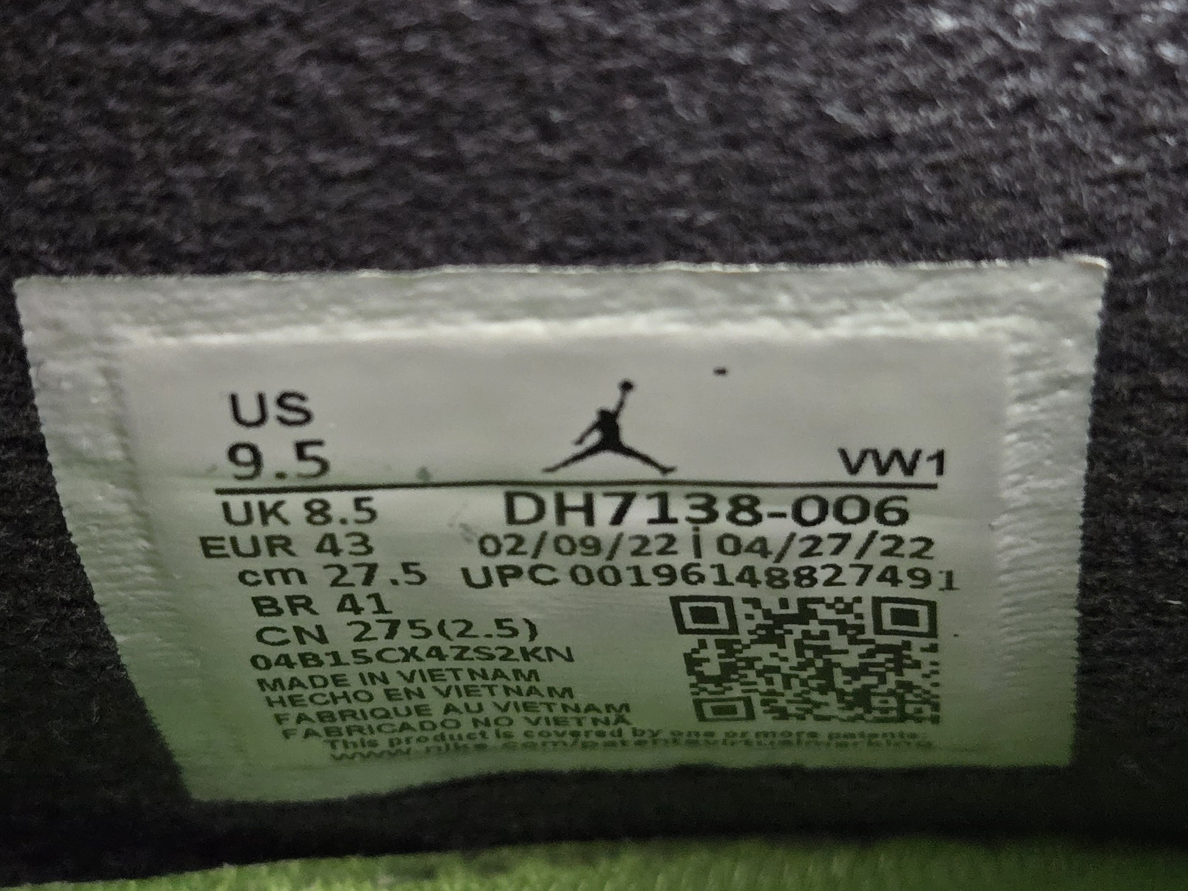 Nike Air Jordan 4 Retro SE Black Canvas – Custom Painted – SZ 9.5 Size US 9.5 / EU 42-43 - 7 Thumbnail