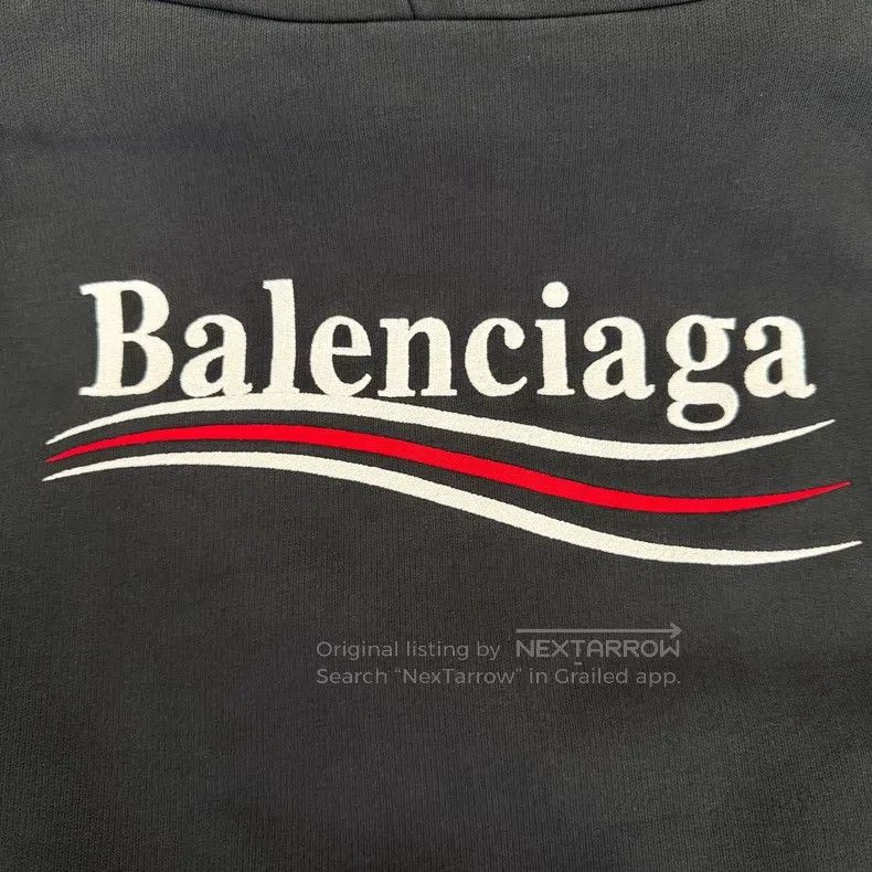 Balenciaga Balenciaga Coke Wave Letter Pattern Embroidery Destroyed H Size US M / EU 48-50 / 2 - 6 Thumbnail