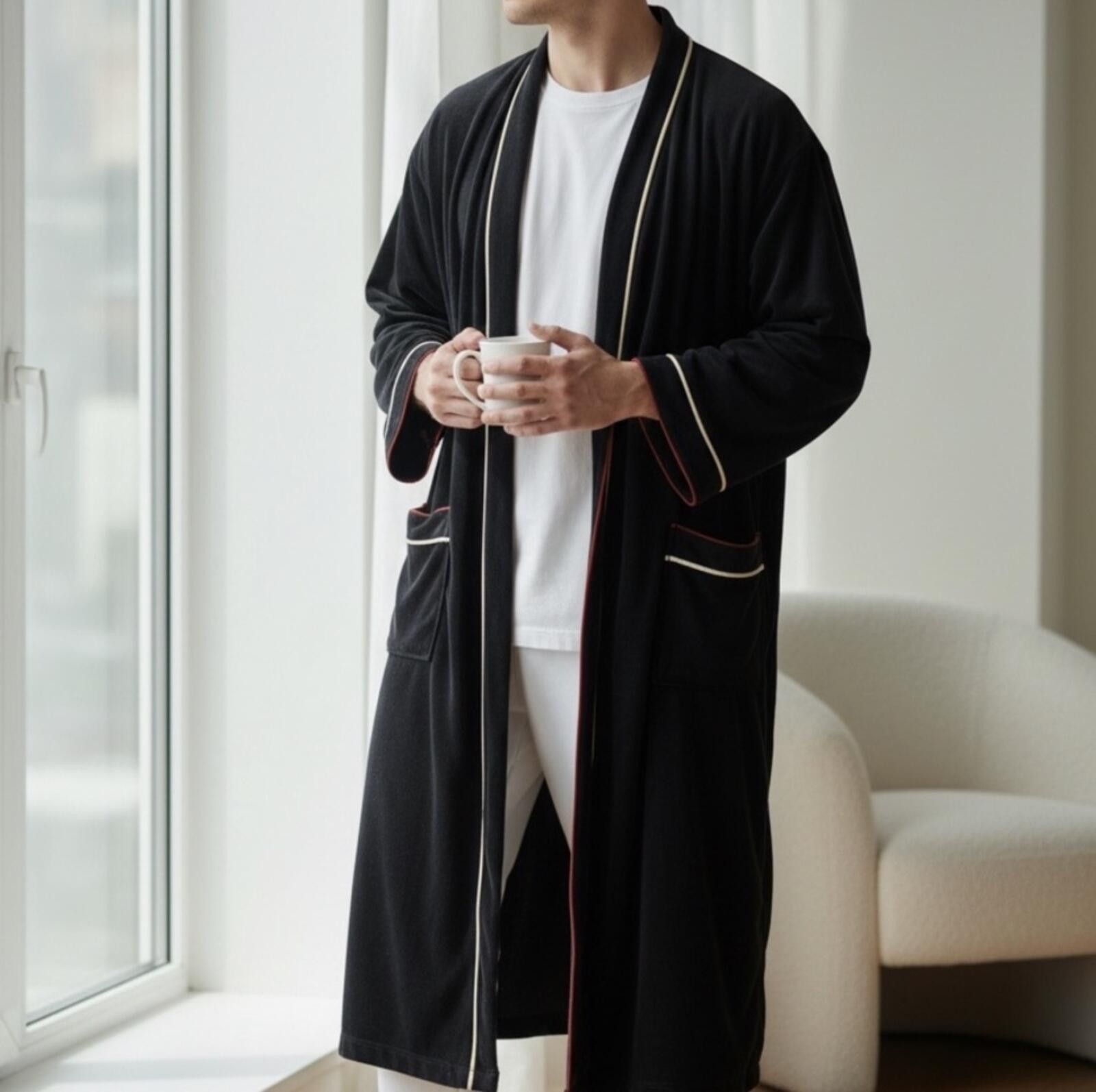Christian Dior Monsieur Rare Vintage Christian Dior Black Robe Size ONE SIZE - 1 Thumbnail
