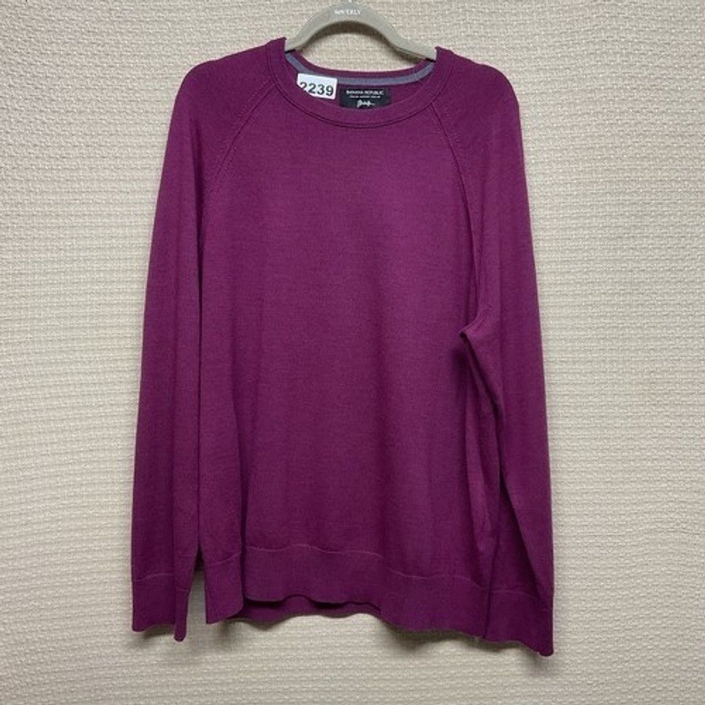 Banana Republic NWOT Banana Republic Baruffa Crewneck Sweater Men Size XL Size US XL / EU 56 / 4 - 1 Thumbnail