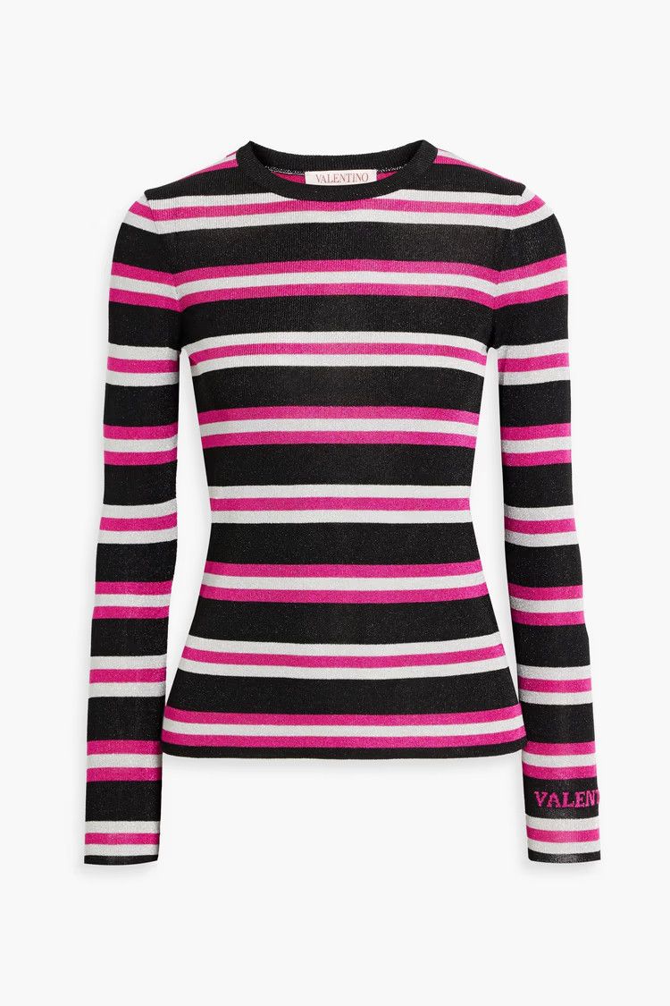 Valentino o1y0326 Crewneck Sweater in Multicolor Size XS / US 0-2 / IT 36-38 - 1 Thumbnail