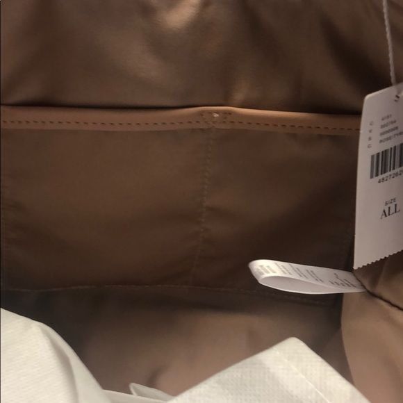Anthropologie Anthropologie Rose Gold Oversized Woven Tote Bag Size ONE SIZE - 5 Thumbnail