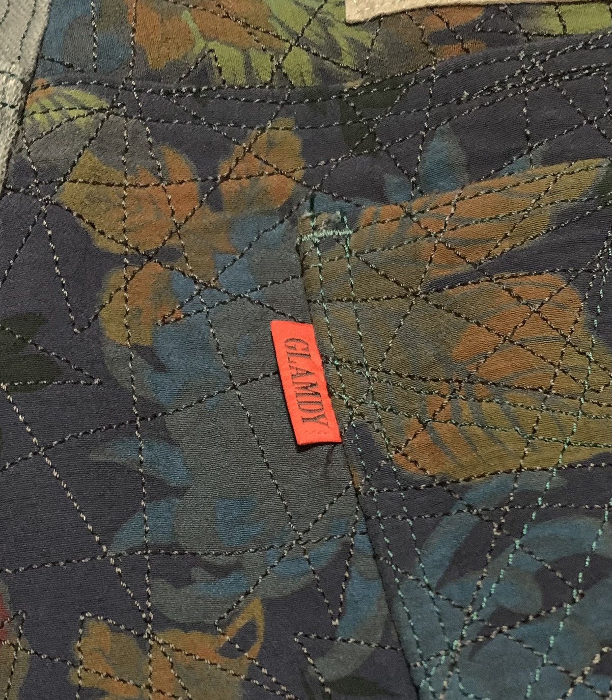 Le Grande Bleu (L.G.B.) Vintage Glamdy Patchwork Flare Bell Bottom Jeans Size US 33 - 6 Thumbnail