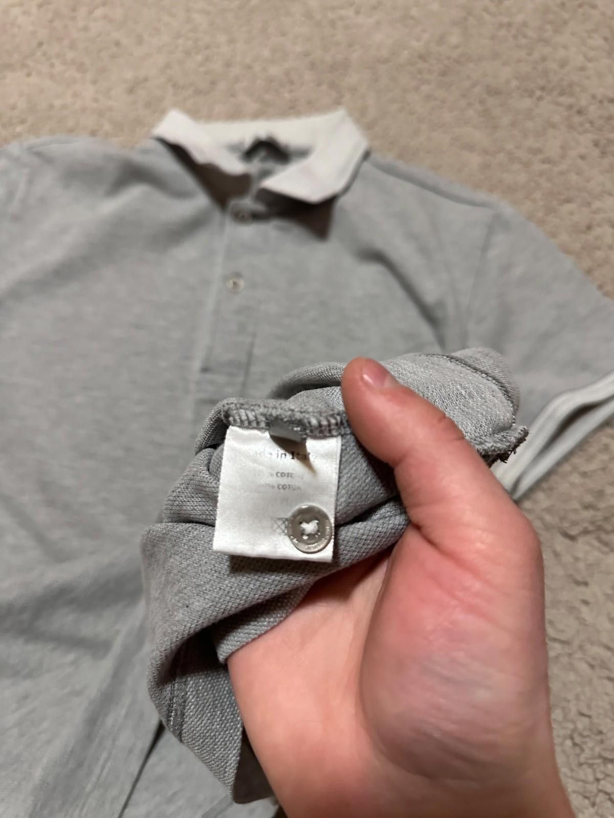 Dior Dior Icon Polo Shirt Gray Cotton Sz 46 Size US M / EU 48-50 / 2 - 9 Thumbnail