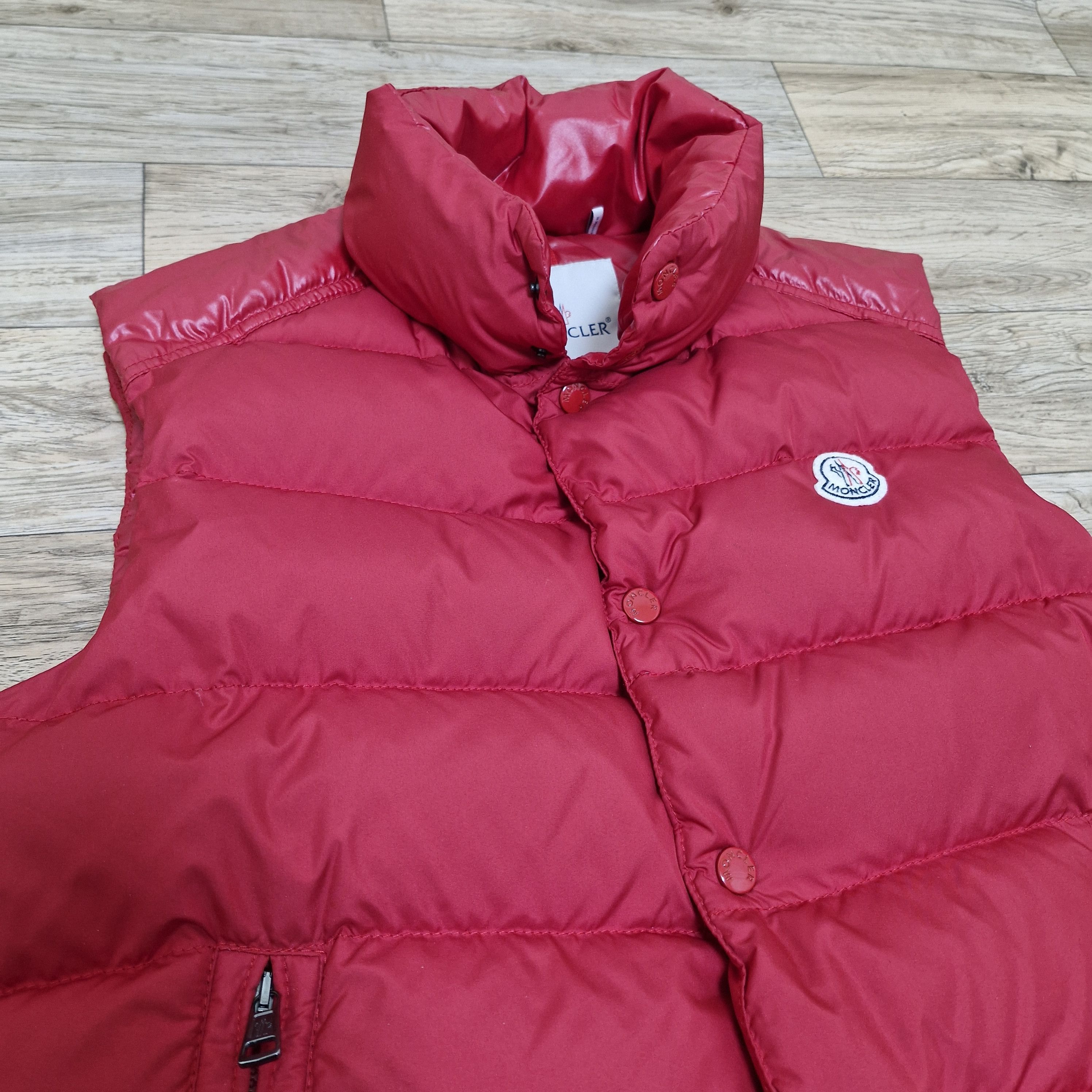 Moncler MONCLER Gilet Red Puffer Vest Grailed