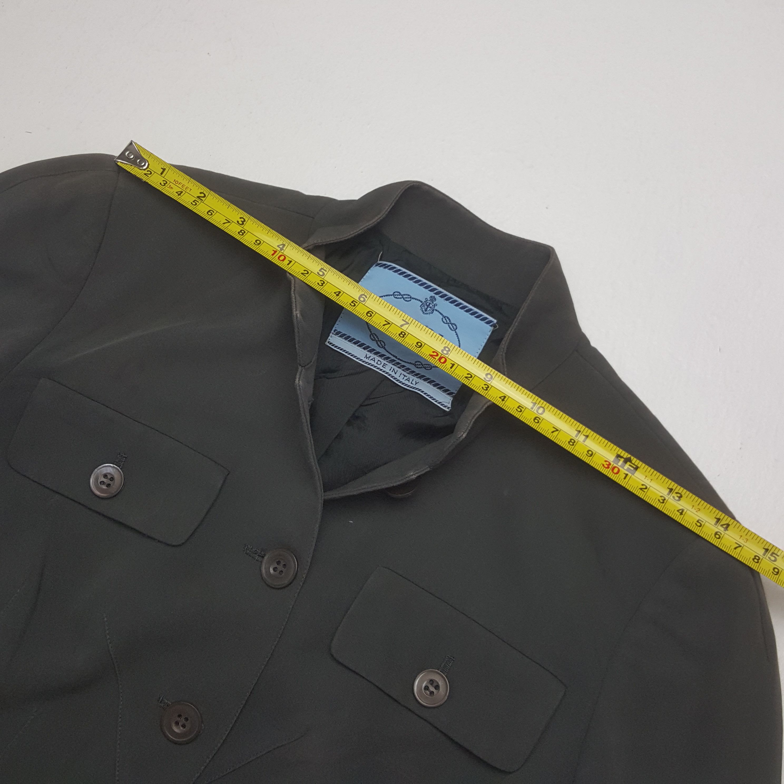 Prada Vintage Prada Italian Brand Crop Jacket C313N12 Size US XXS / EU 40 - 5 Thumbnail