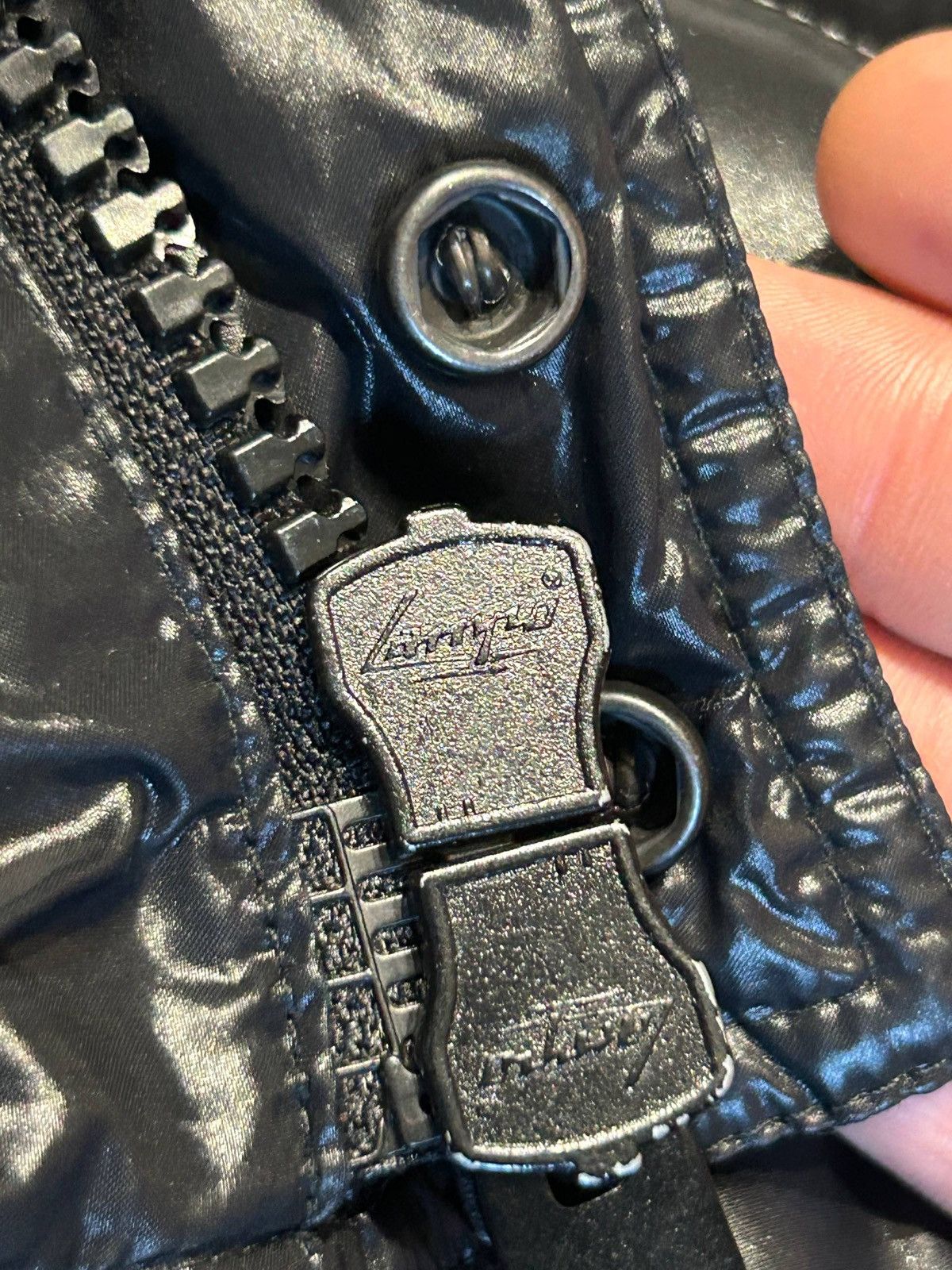 Dior DIOR Homme SLIMANE Black Down Aviator Jacket Collectors 2007 Size US L / EU 52-54 / 3 - 8 Thumbnail