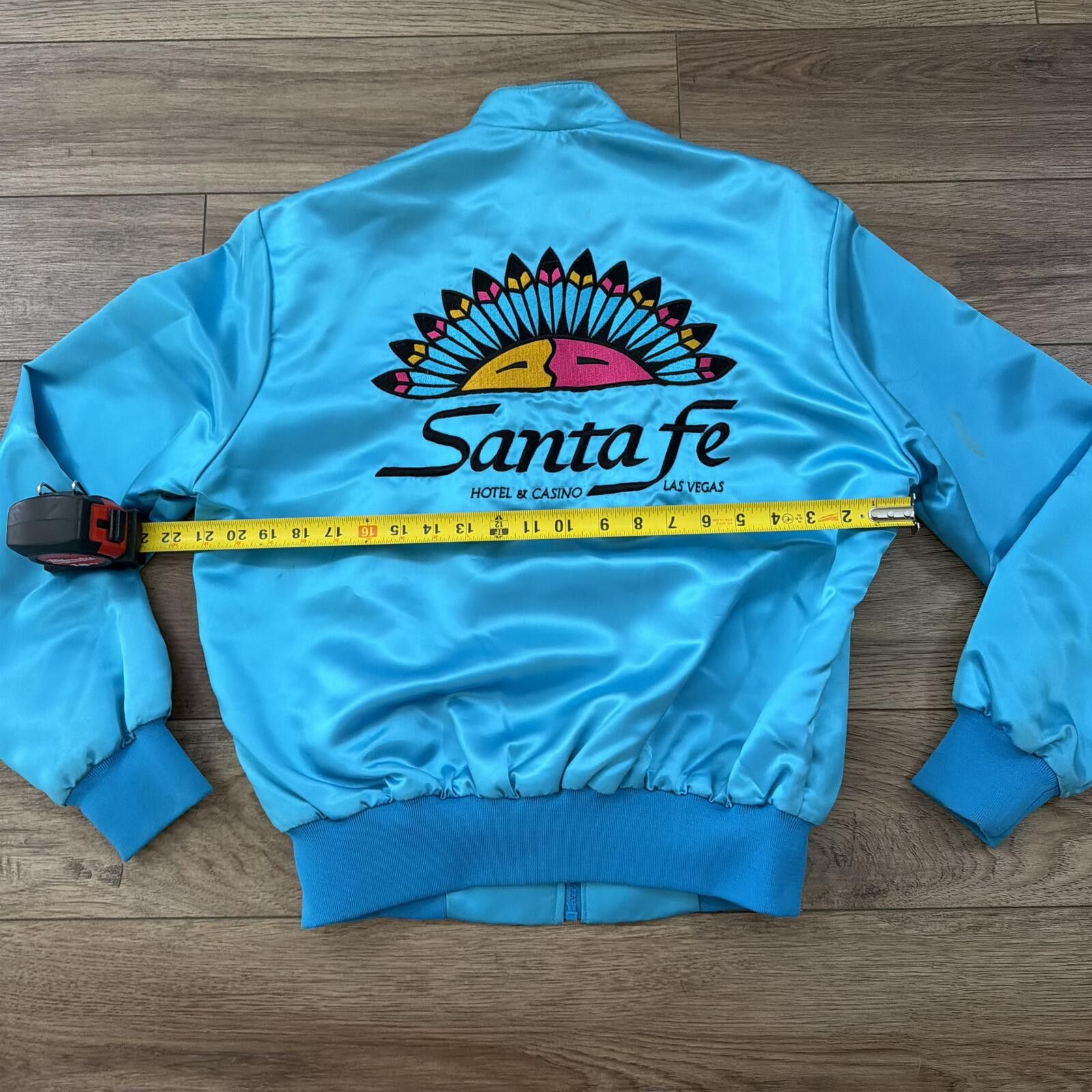 Other Vintage Las Vegas Santa Fe Hotel & Casino Turquoise Jacket Size US S / EU 44-46 / 1 - 8 Thumbnail