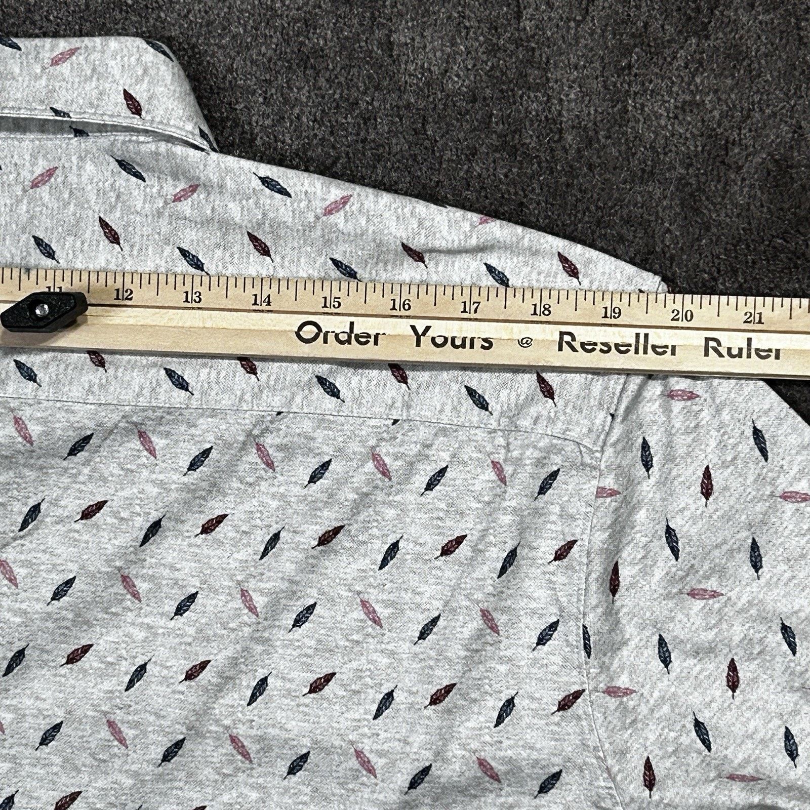 johnnie-O Johnnie-O Featherweight Men XL Graphic Long Sleeve Polo Size US XL / EU 56 / 4 - 10 Thumbnail