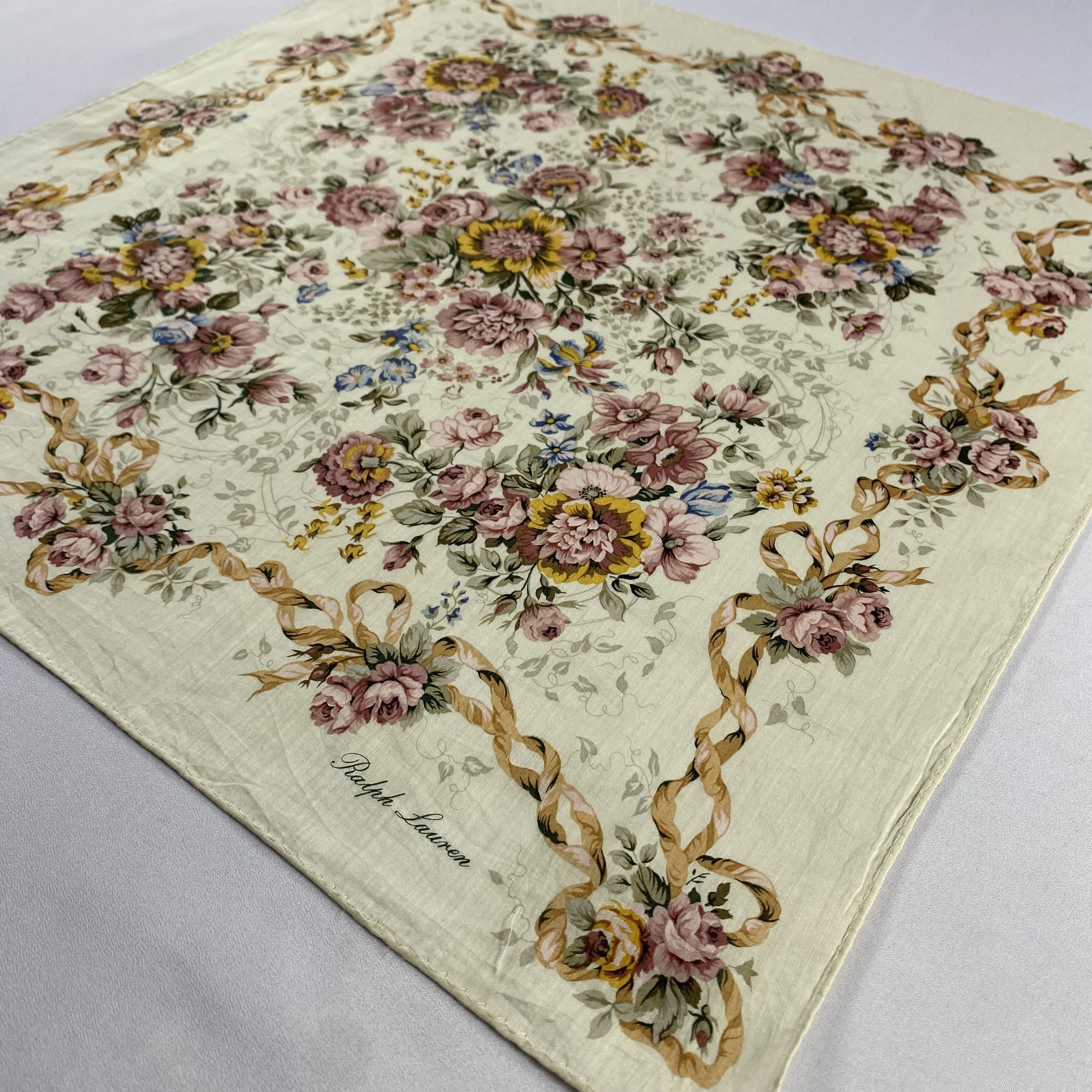 Ralph Lauren × Vintage Ralph Lauren Handkerchief / Neckerchief / Bandana-P641 Size ONE SIZE - 2 Thumbnail
