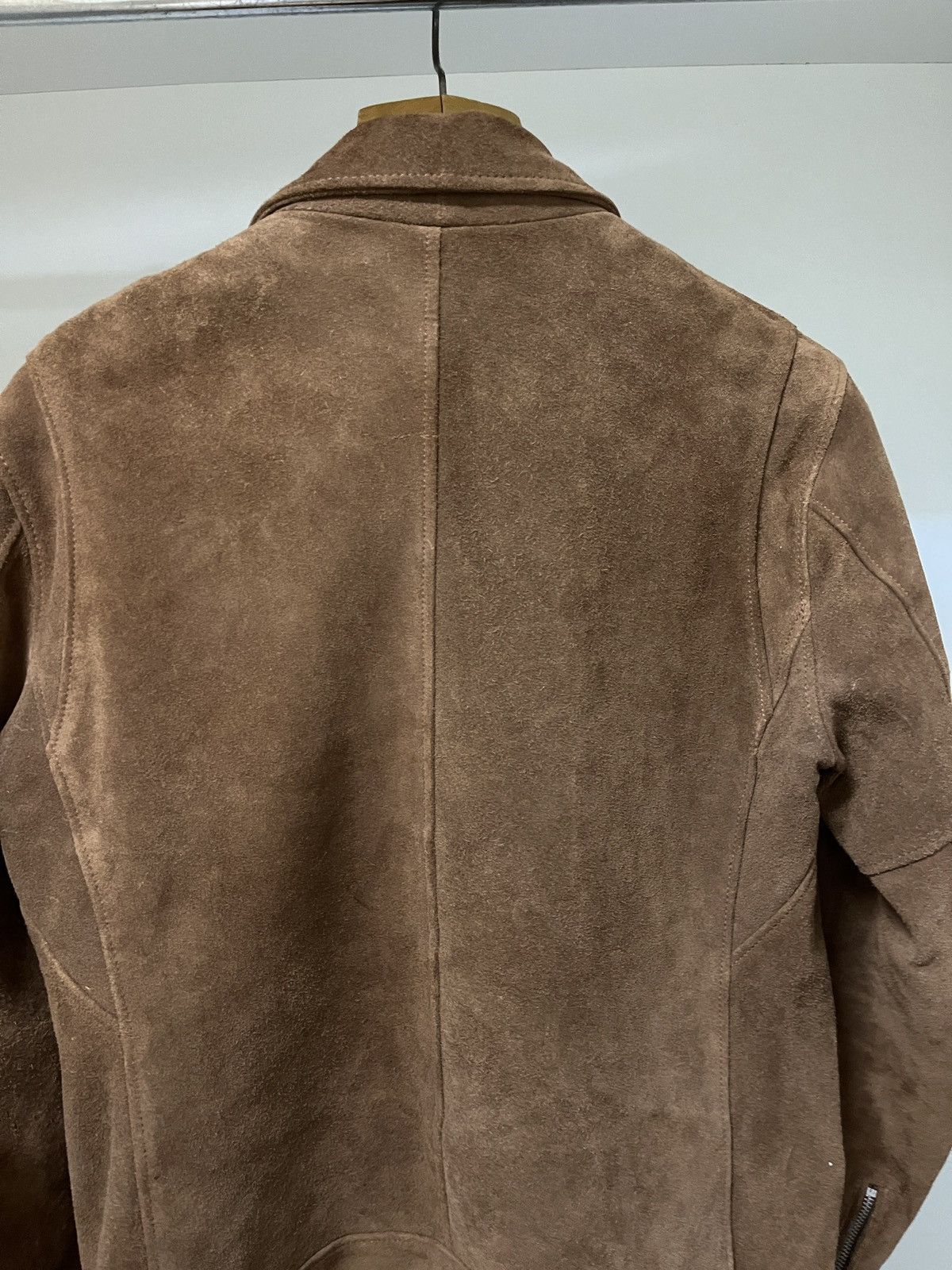 BEAUTY&YOUTH BEAUTY&YOUTH Double Collar Suede Cowhide Size S / US 4 / IT 40 - 4 Thumbnail