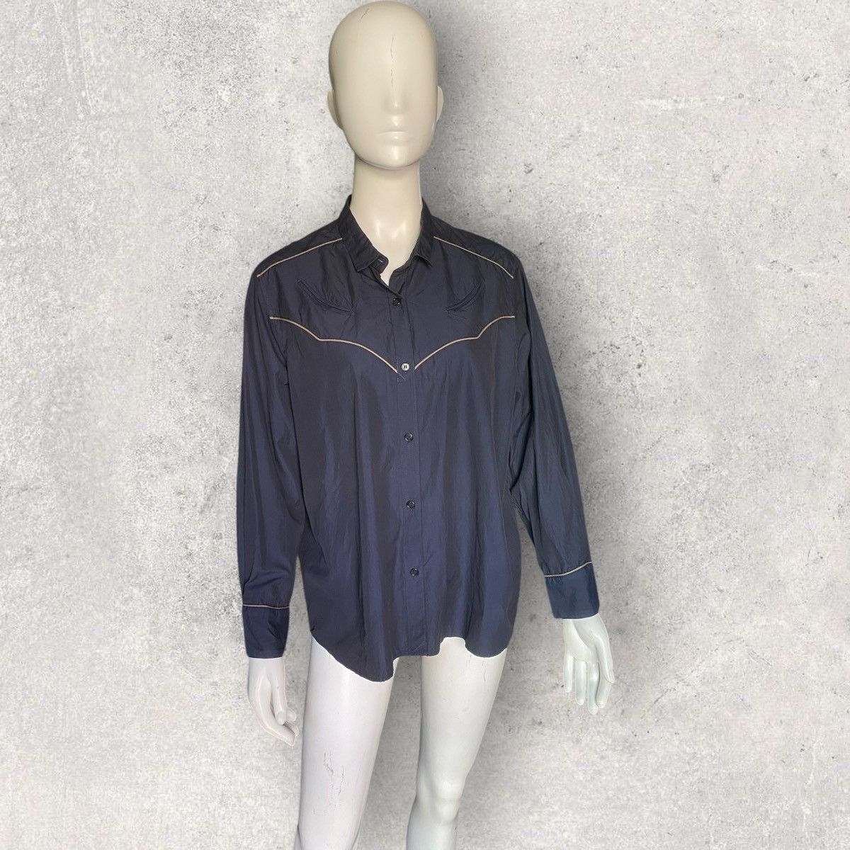 Comme des Garcons Vintage 80’s Oversize Western Shirt Size M / US 6-8 / IT 42-44 - 3 Thumbnail