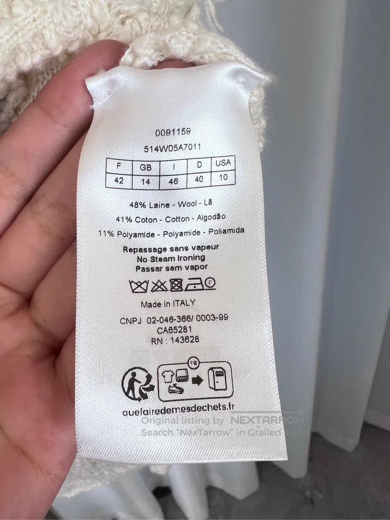 Dior Dior FW24 solid colour round neck single-breasted casual s Size M / US 6-8 / IT 42-44 - 6 Thumbnail