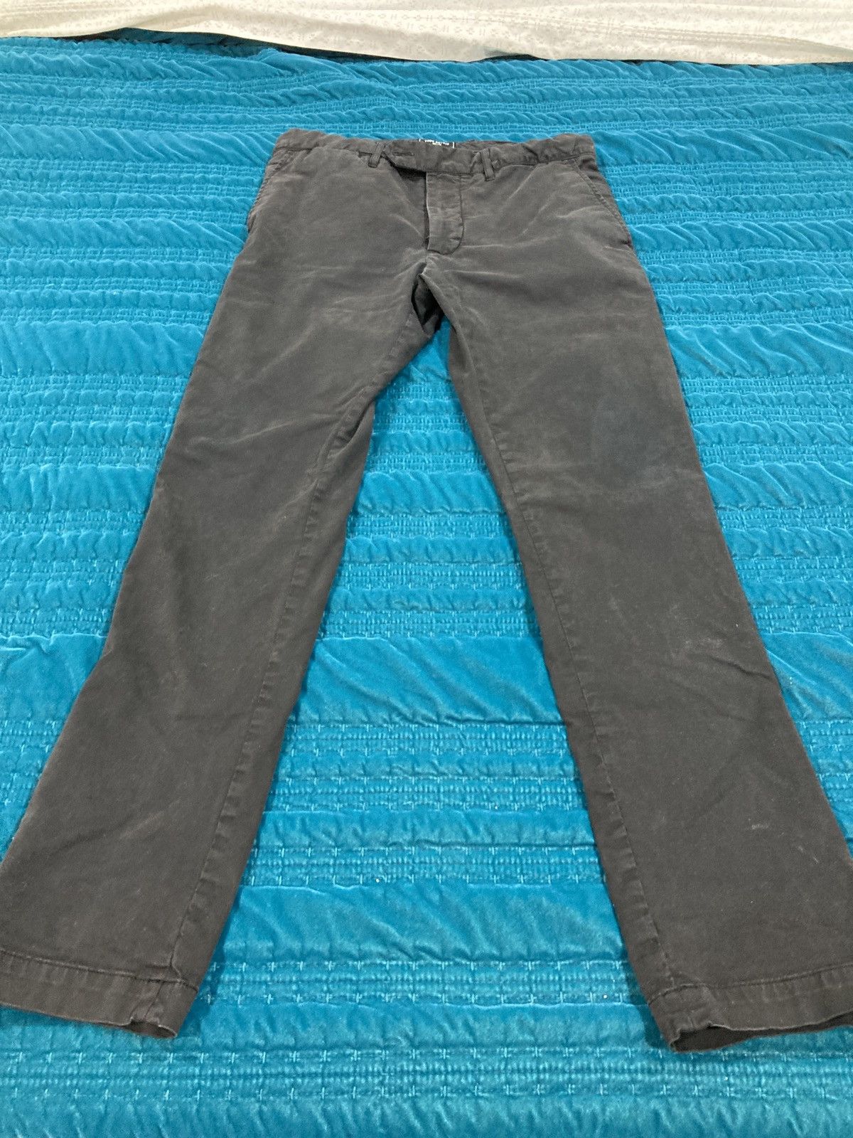Todd Snyder Todd snyder slim fit black chino trousers Size US 31 - 1 Thumbnail