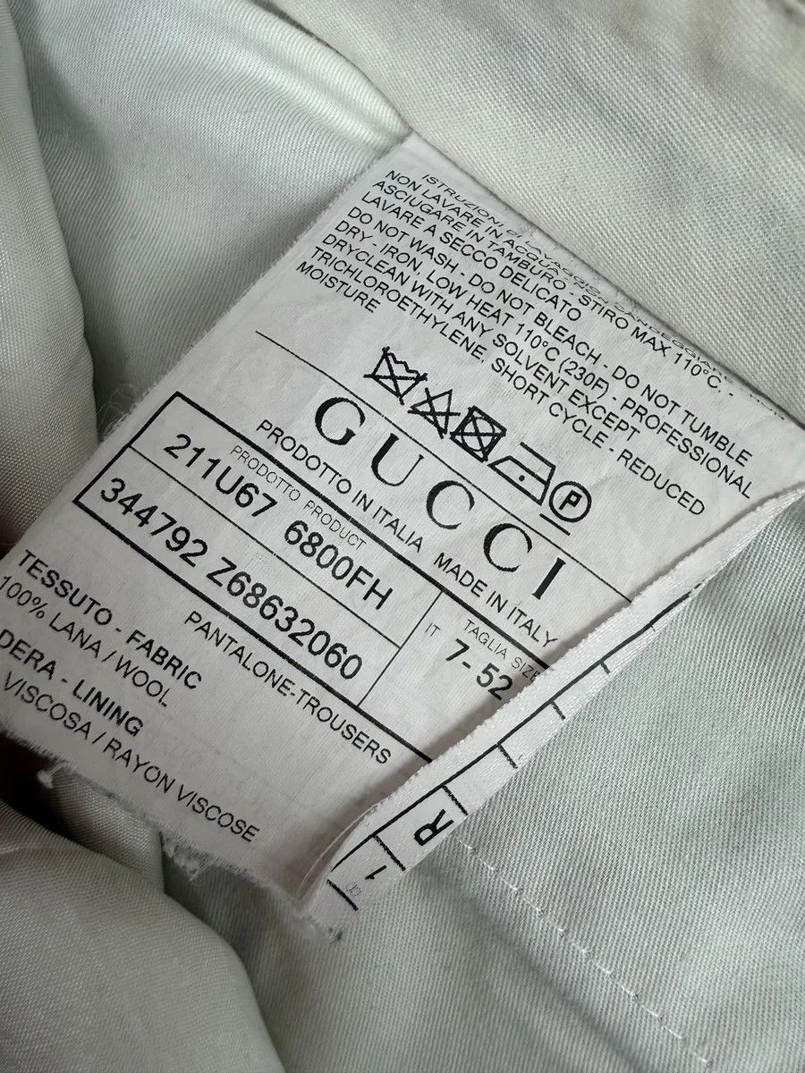 Gucci Gucci Grey Wool Premium Tailored Pants Size US 33 - 10 Thumbnail