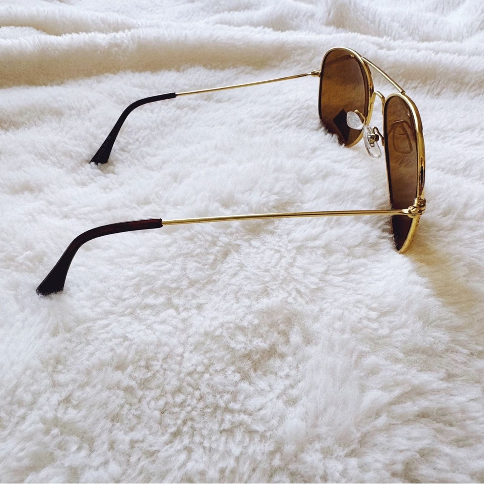 Other Elsie Gold Polarized Aviator Classic Sunglasses Size ONE SIZE - 9 Thumbnail