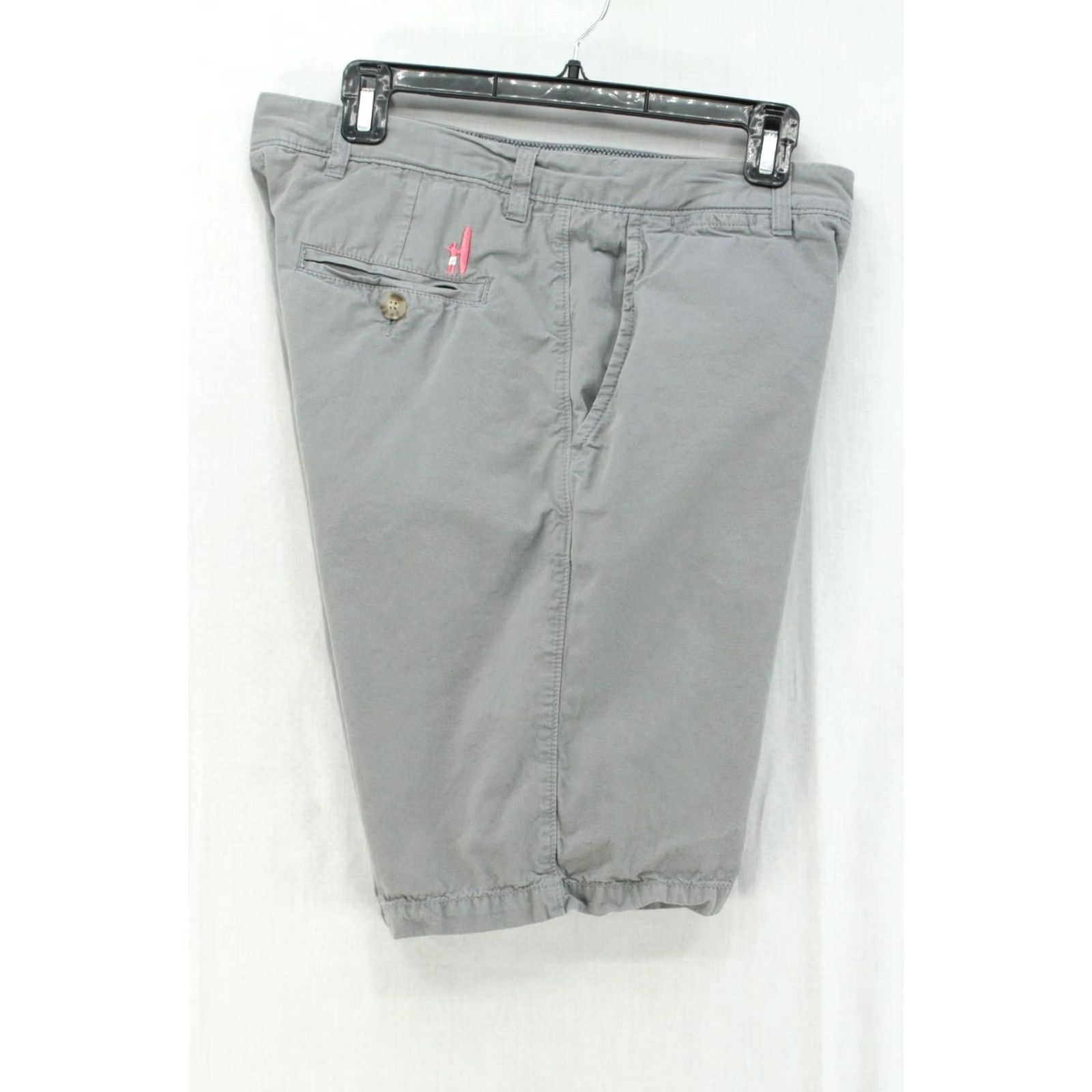 johnnie-O johnnie-O Poplin Derby Cotton Shorts Mens 30 Gray Chino Preppy Casual Vacation Size US 30 / EU 46 - 6 Thumbnail