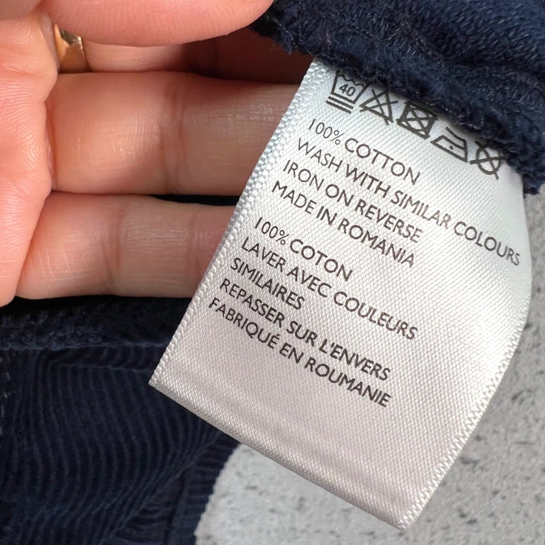 Bdg BDG Womens Skirt Corduroy Mini Blue with Back Zipper Short Pockets Size M Size 32" / US 10 / IT 46 - 4 Thumbnail