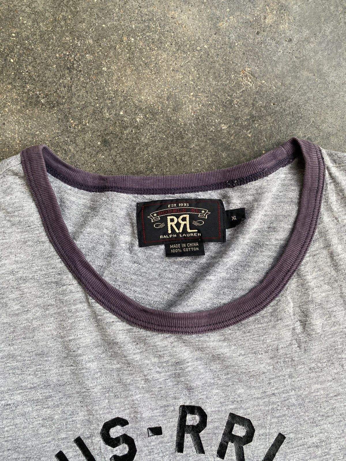RRL Ralph Lauren Vintage 90s Double RRL Polo Ralph Lauren Tees Size US XL / EU 56 / 4 - 3 Thumbnail