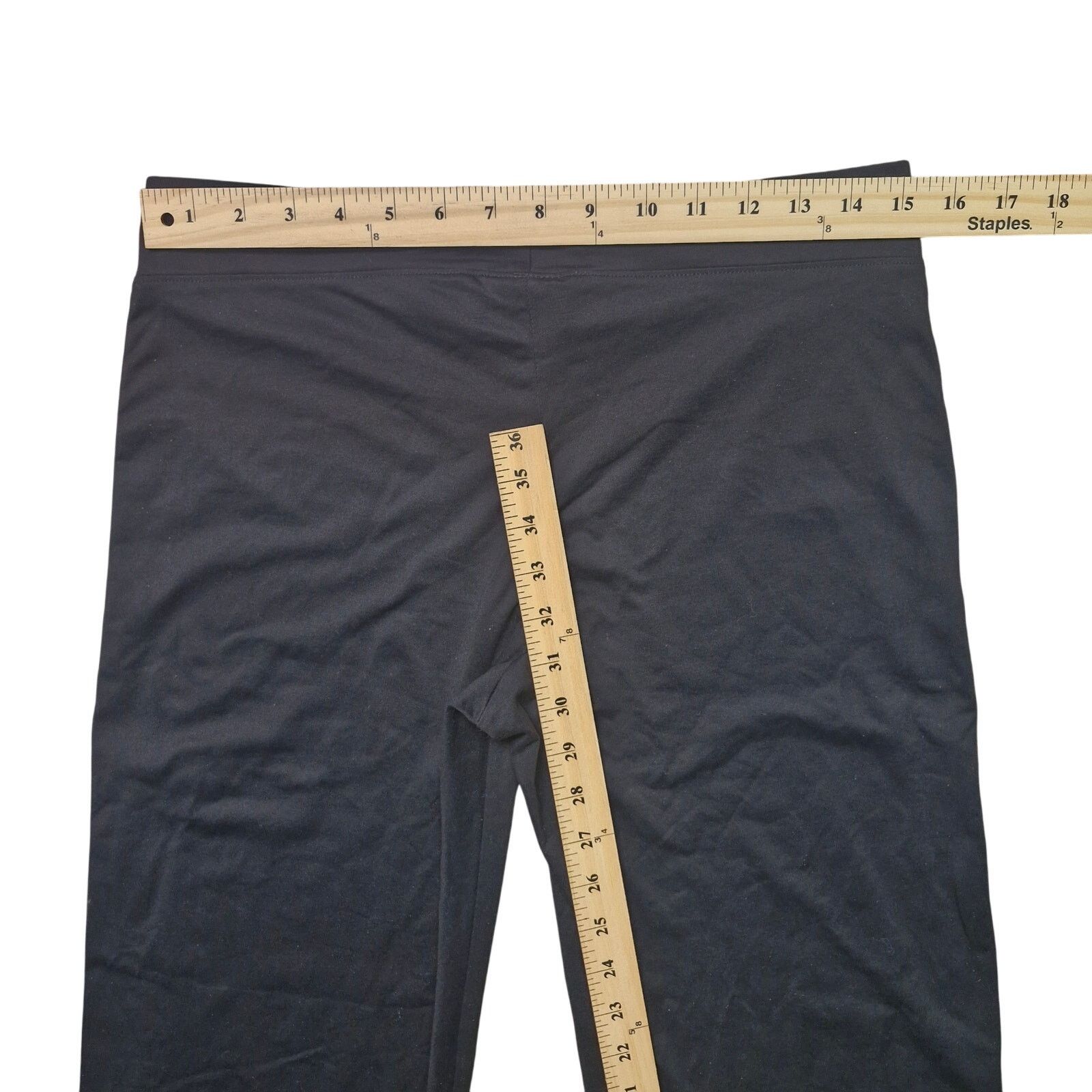 Athleta Athleta Wide Leg Crop Pants Women’s Medium Black Activewear Size 30" / US 8 / IT 44 - 6 Thumbnail