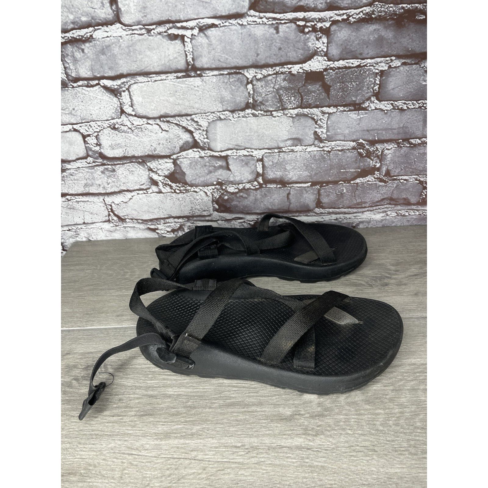 Chaco Chaco Z/1 Classic Black Nylon Comfort Strappy Sandals Men's Size US 10 / EU 43 - 17 Thumbnail