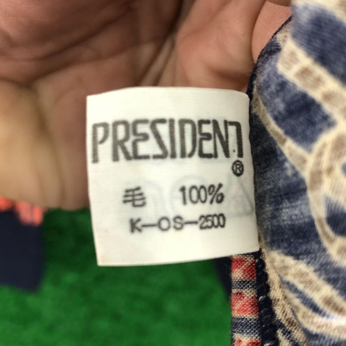Japanese Brand × Vintage Vintage 90's Zipper Jacket Fullprint by President Size XS / US 0-2 / IT 36-38 - 12 Thumbnail
