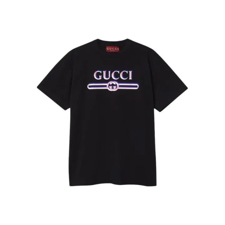 Gucci Gucci Vintage Logo Black T-Shirt for Women-2507 Size S / US 4 / IT 40 - 5 Thumbnail