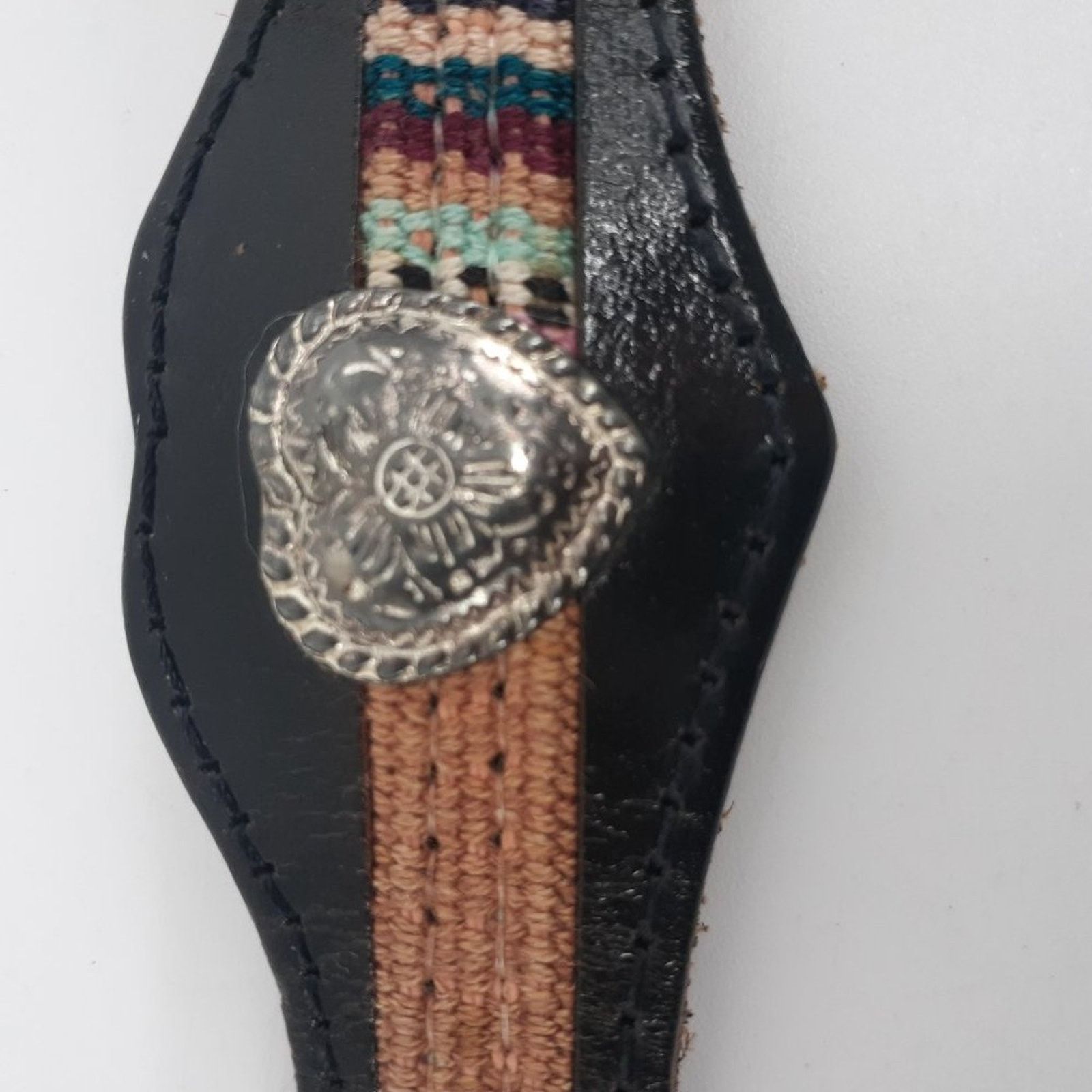Vintage Billis Dee Girl's Western Heart Concho Guatemala Mayan Sz 20 Size 26 - 7 Thumbnail