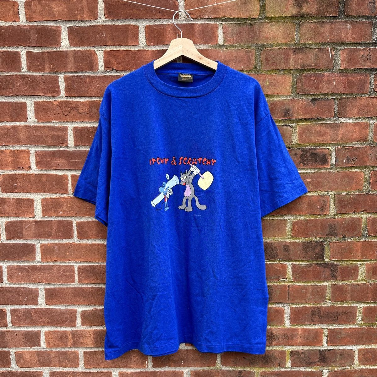 Vintage Vintage Itchy and Scratchy The Simpsons T-shirt | Grailed