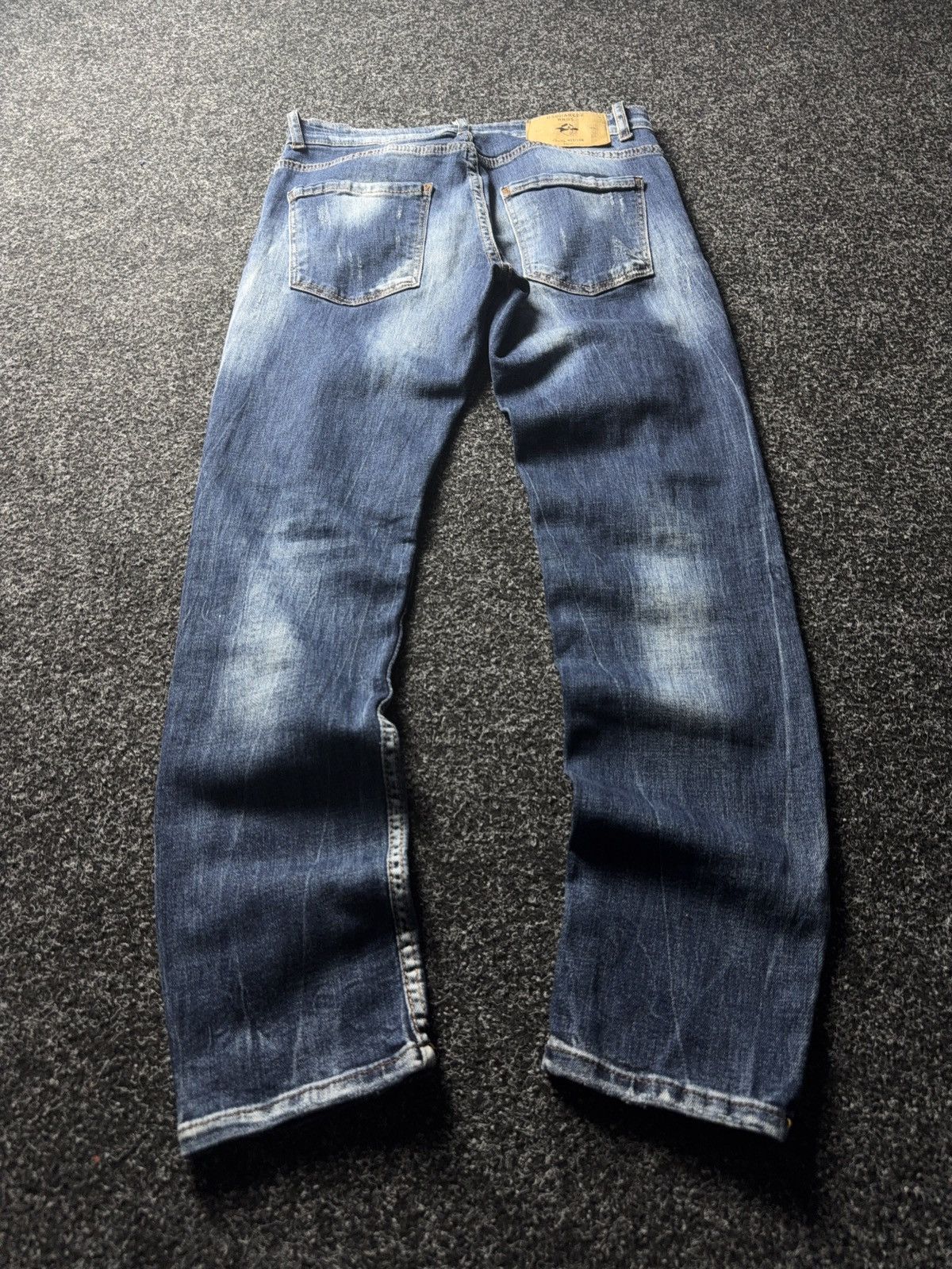 Dsquared2 Luxury Dsquared2 Bros Western Distressed Paint Skinny Jeans Size US 30 / EU 46 - 9 Thumbnail