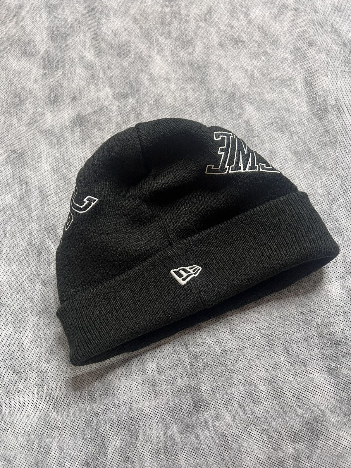 New Era × Supreme Supreme x New Era Multi Arc Beanie Hat Black Size ONE SIZE - 2 Thumbnail
