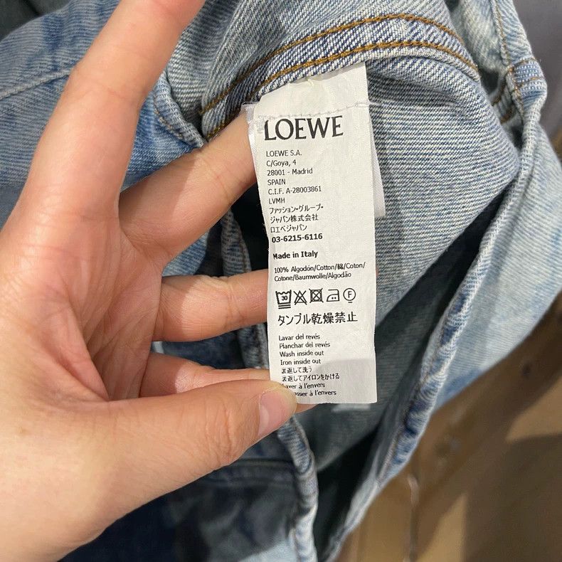 Loewe Loewe Wave printed denim shirt Size L / US 10 / IT 46 - 4 Thumbnail