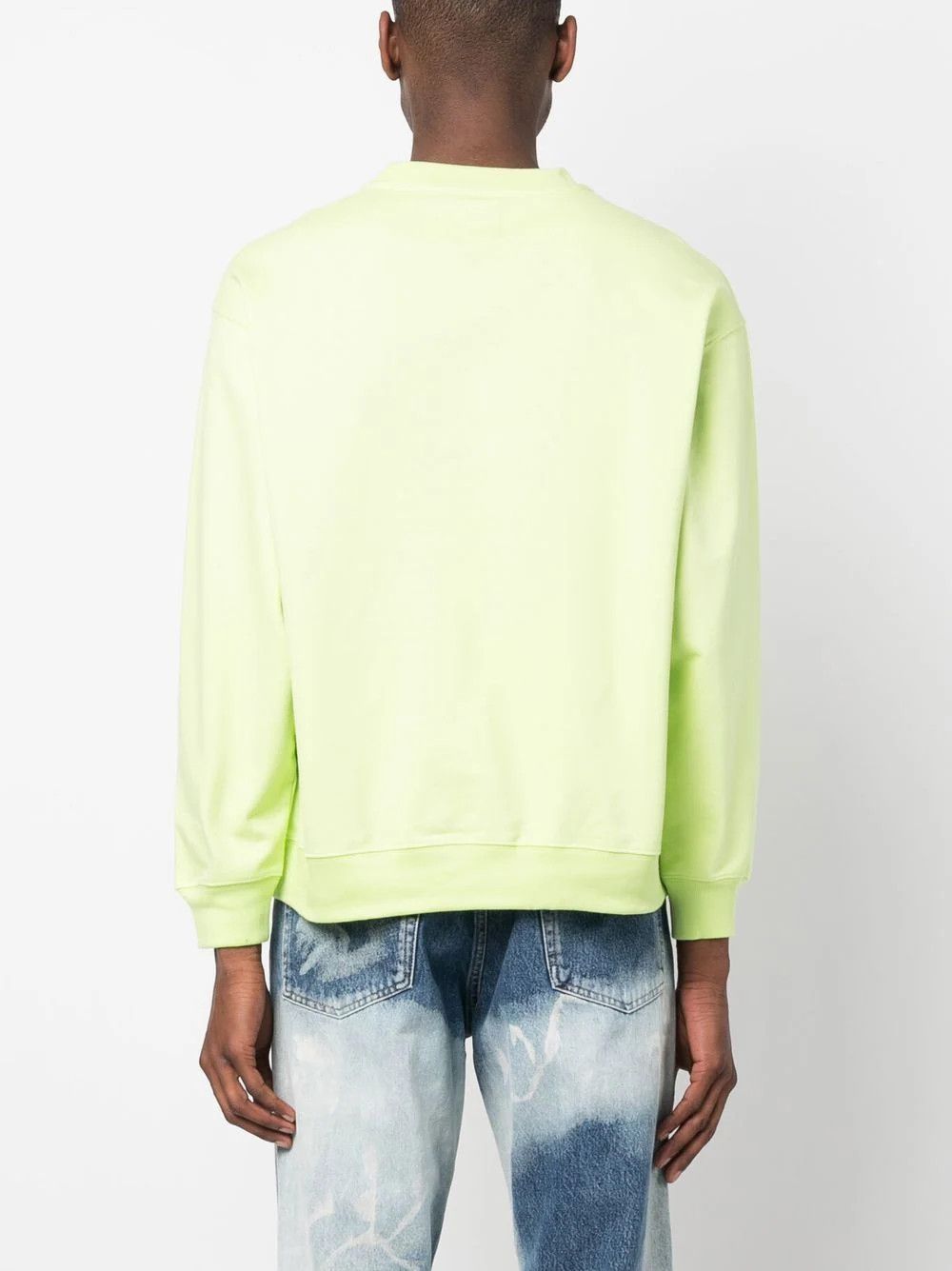 PACCBET o1mle0724 Logo Print Long-Sleeved Sweatshirt in Apple Green Size US S / EU 44-46 / 1 - 3 Thumbnail