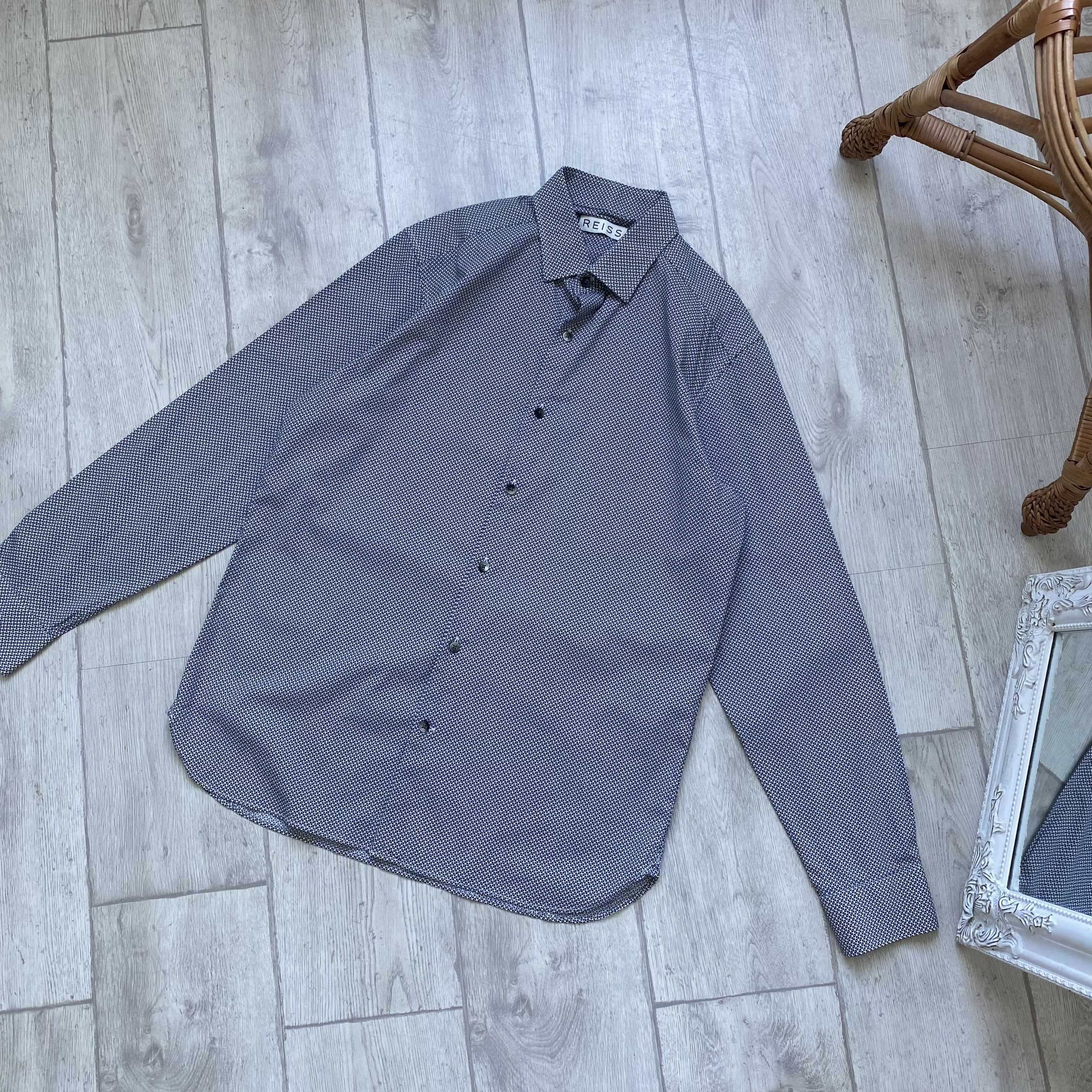 Reiss 👔 Luxury Reiss shirt button up oldmoney Long sleeve Size US L / EU 52-54 / 3 - 8 Thumbnail