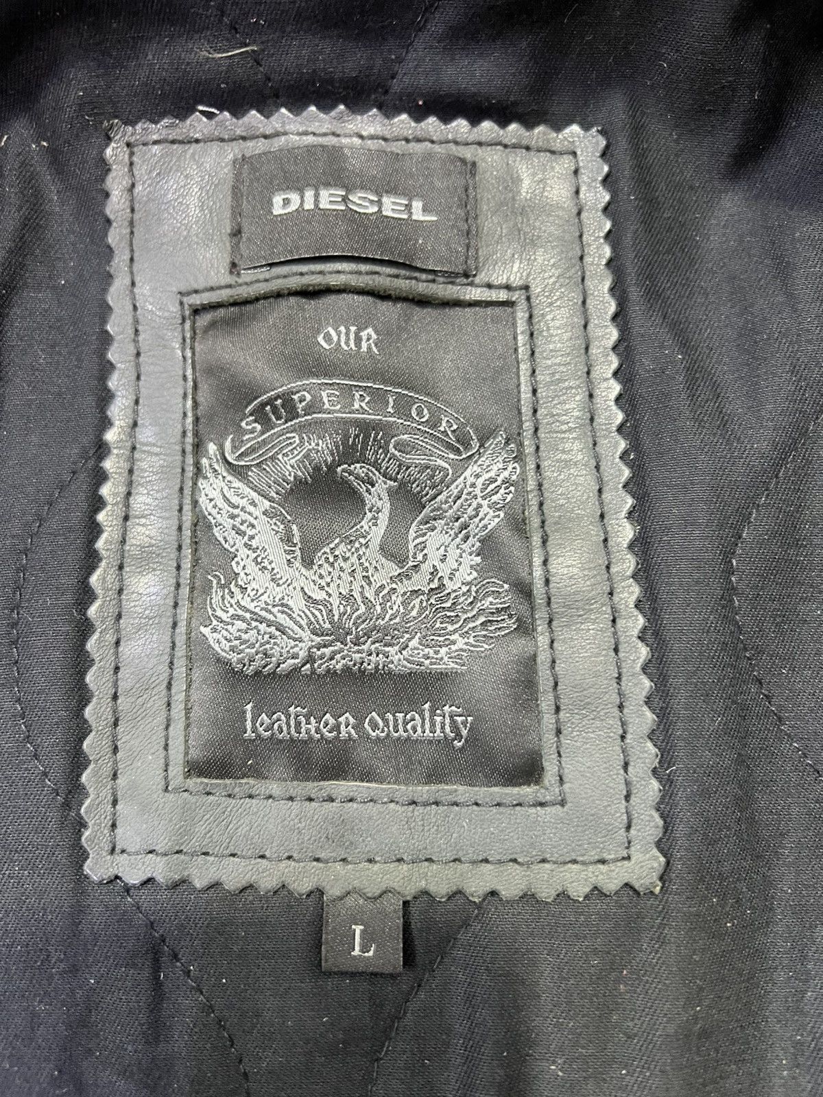 Diesel Diesel leather jacket size L Size US L / EU 52-54 / 3 - 4 Thumbnail
