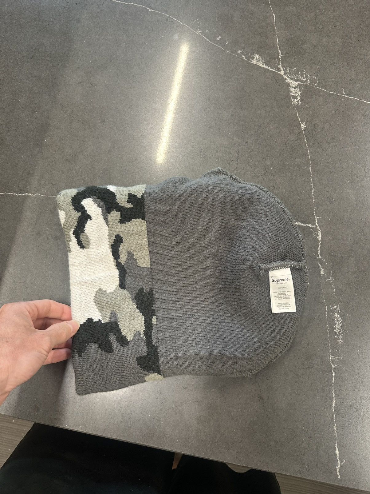 Supreme Supreme camo big logo beanie snow camo Size ONE SIZE - 7 Thumbnail