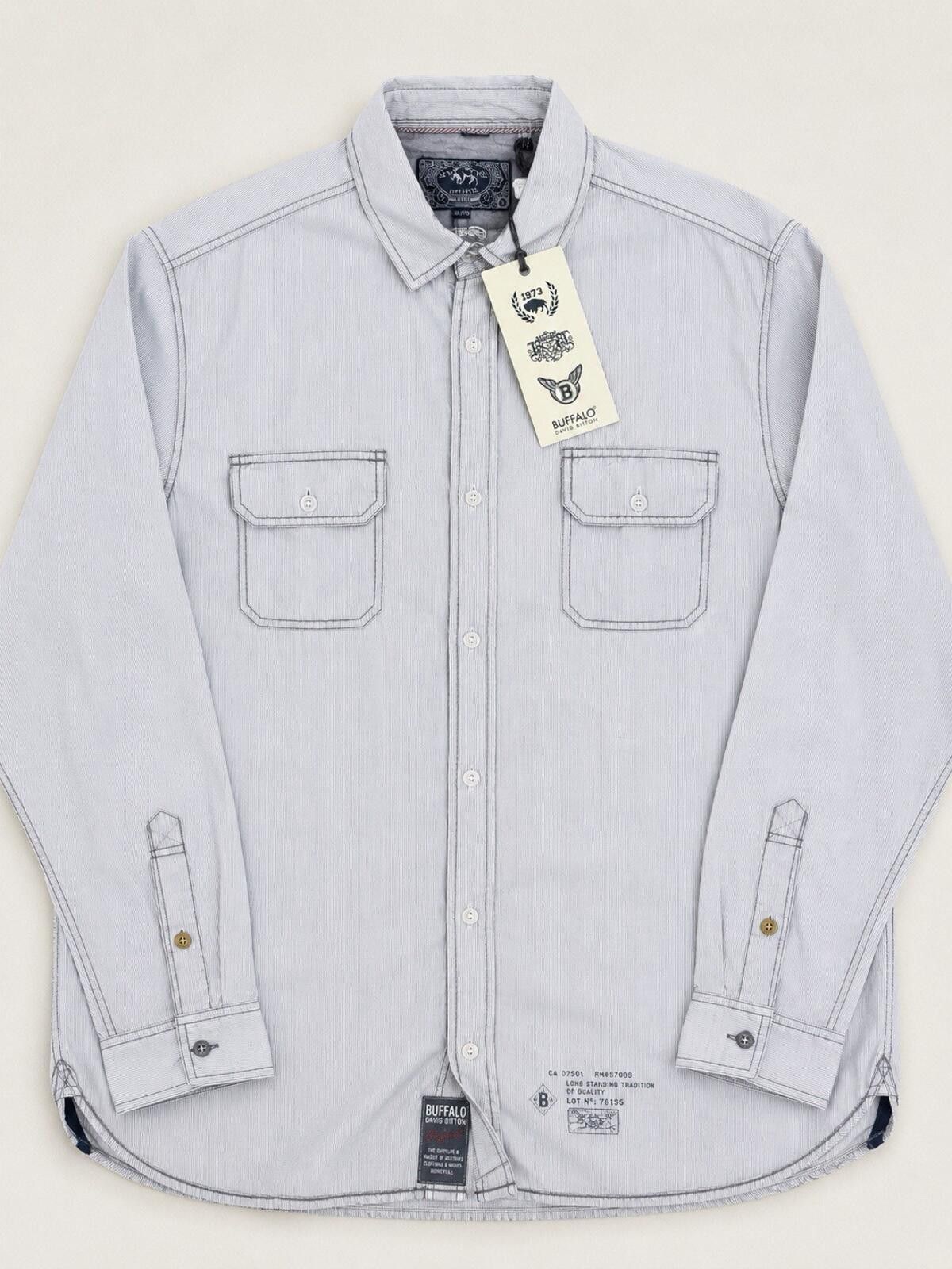 Other Buffalo David Bitton Men’s Striped Button Up Shirt XXL NWT Size US XXL / EU 58 / 5 - 1 Thumbnail