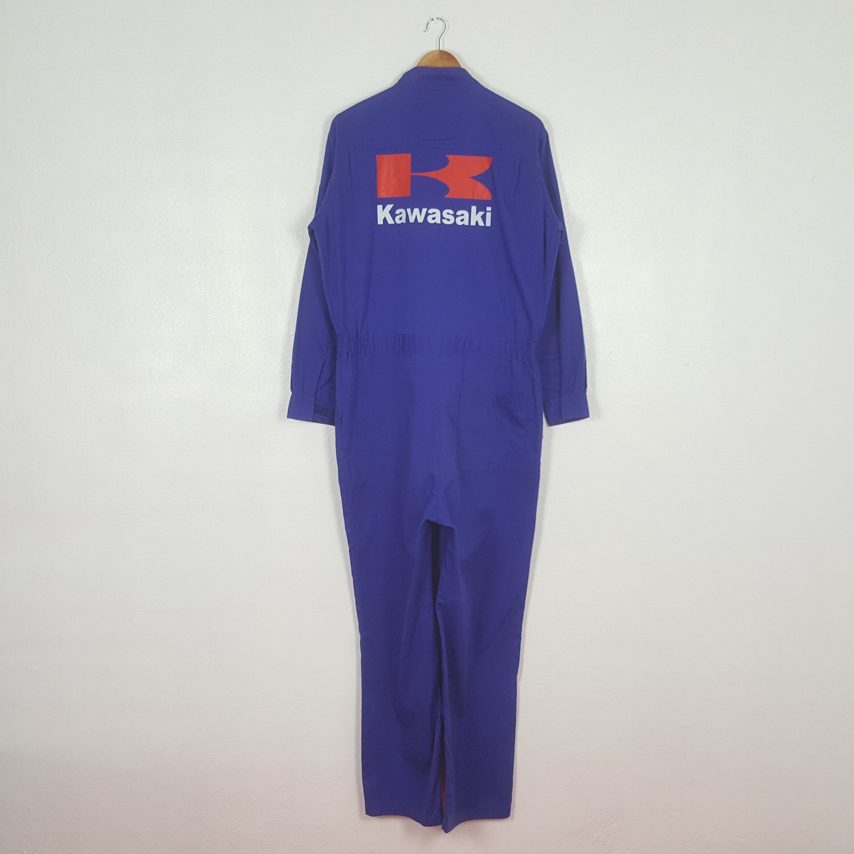 Vintage Kawasaki Racing Motorsports Coverall Jacket C310N1