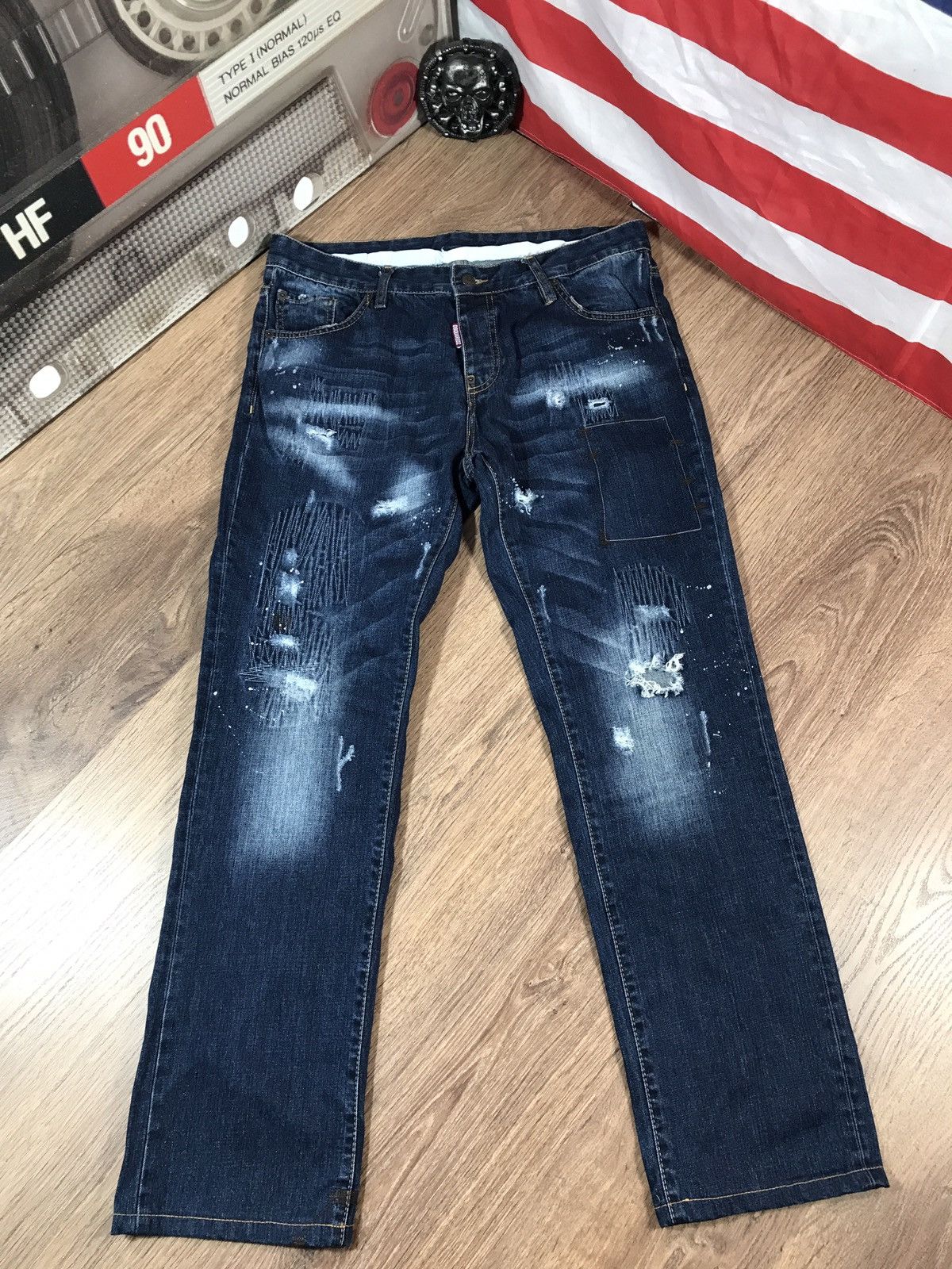 Dsquared2 🇮🇹Dsquared2 Distressed Jeans Made in Italy Size US 34 / EU 50 - 1 Thumbnail